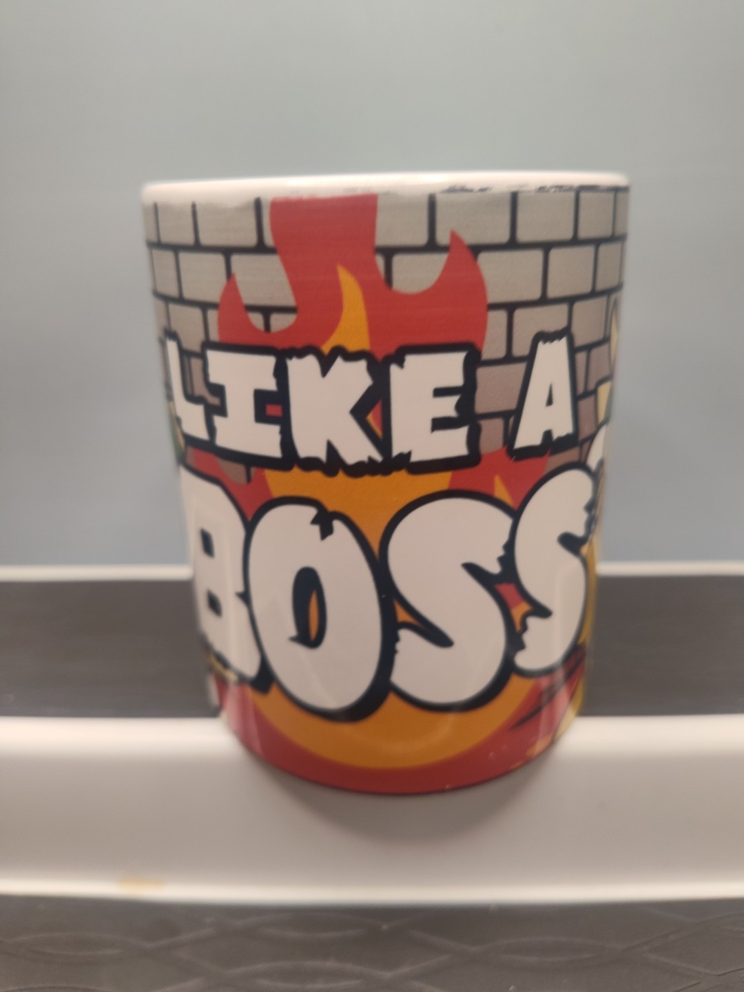 Super Mario Bros “Like A Boss” Bowser 16 oz Ceramic Mug Licensed Nintendo