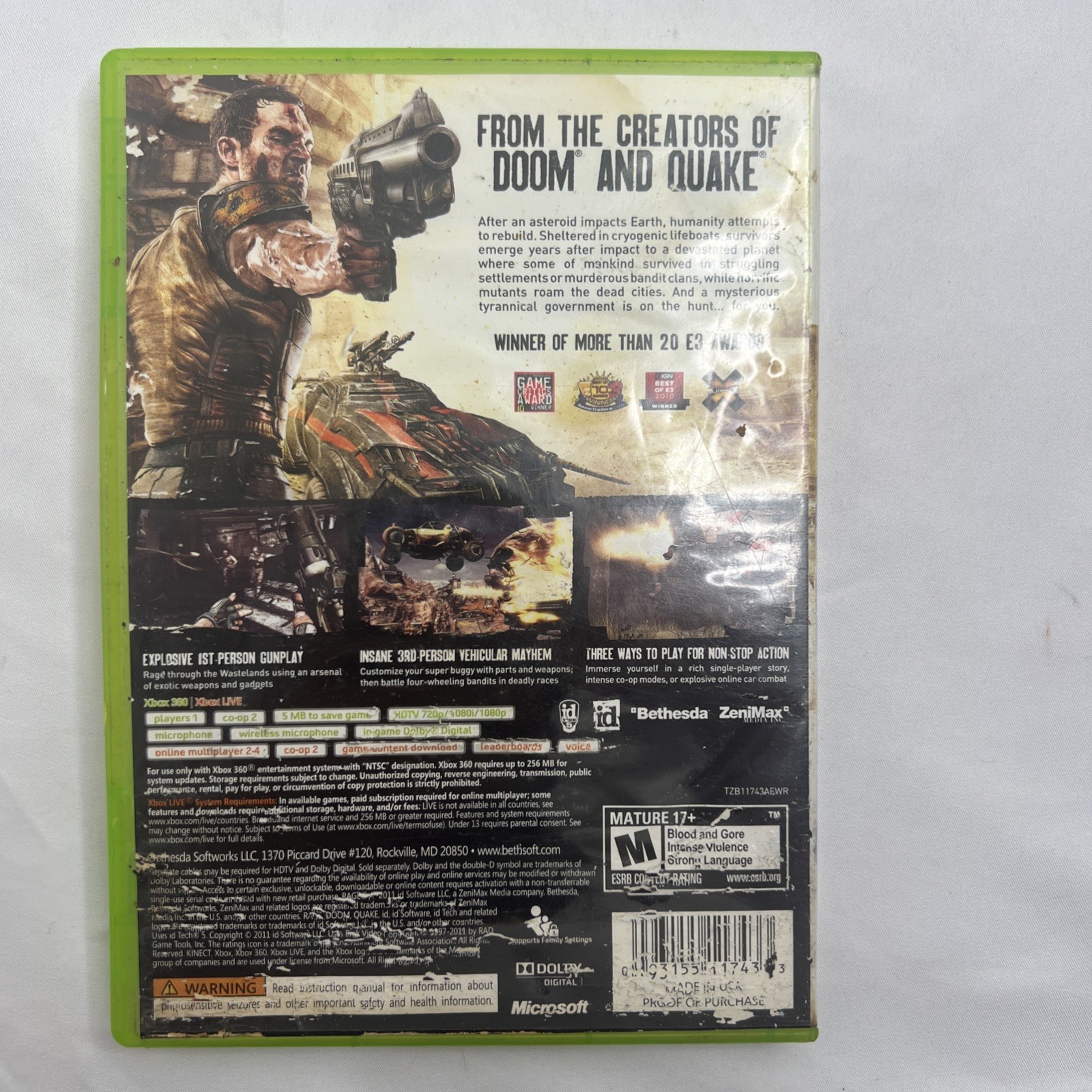 Rage (Microsoft Xbox 360, 2011)
