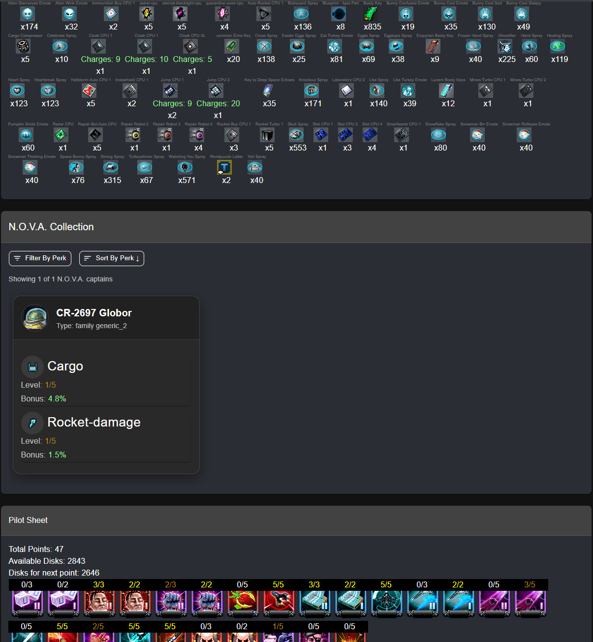 Dark Orbit| Germany 4/5/6/7 – ORCUS, Goliath+| 38 Prom(16), 16bo3, 2mURI, 1m X4