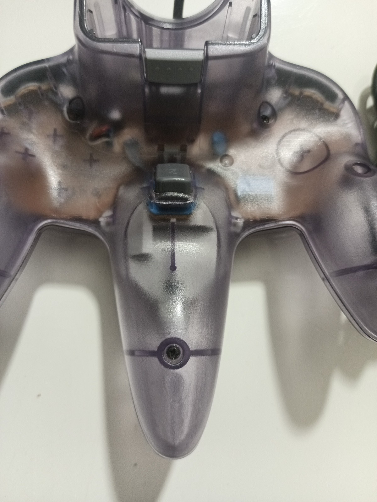 Nintendo 64 Controller NUS-005 Clear Purple Official N64 Tested Firm Stick # 10