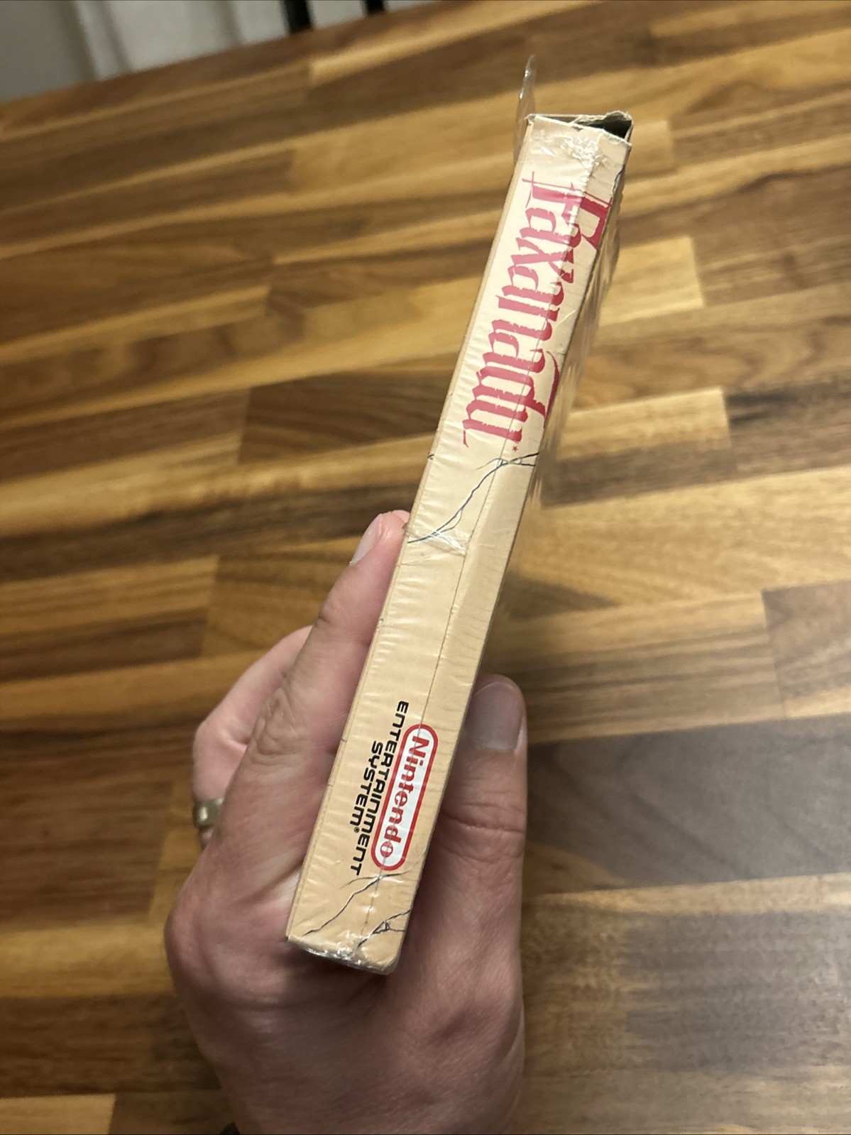 oval seal Faxanadu in box nintendo nes game w/ Toys “R” Us receipt Partial Seal