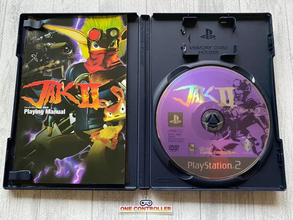 SONY PS2 Kingdom Hearts ⅠⅡ & Final Mix & Jack and Daxter 1 2 set from Japan