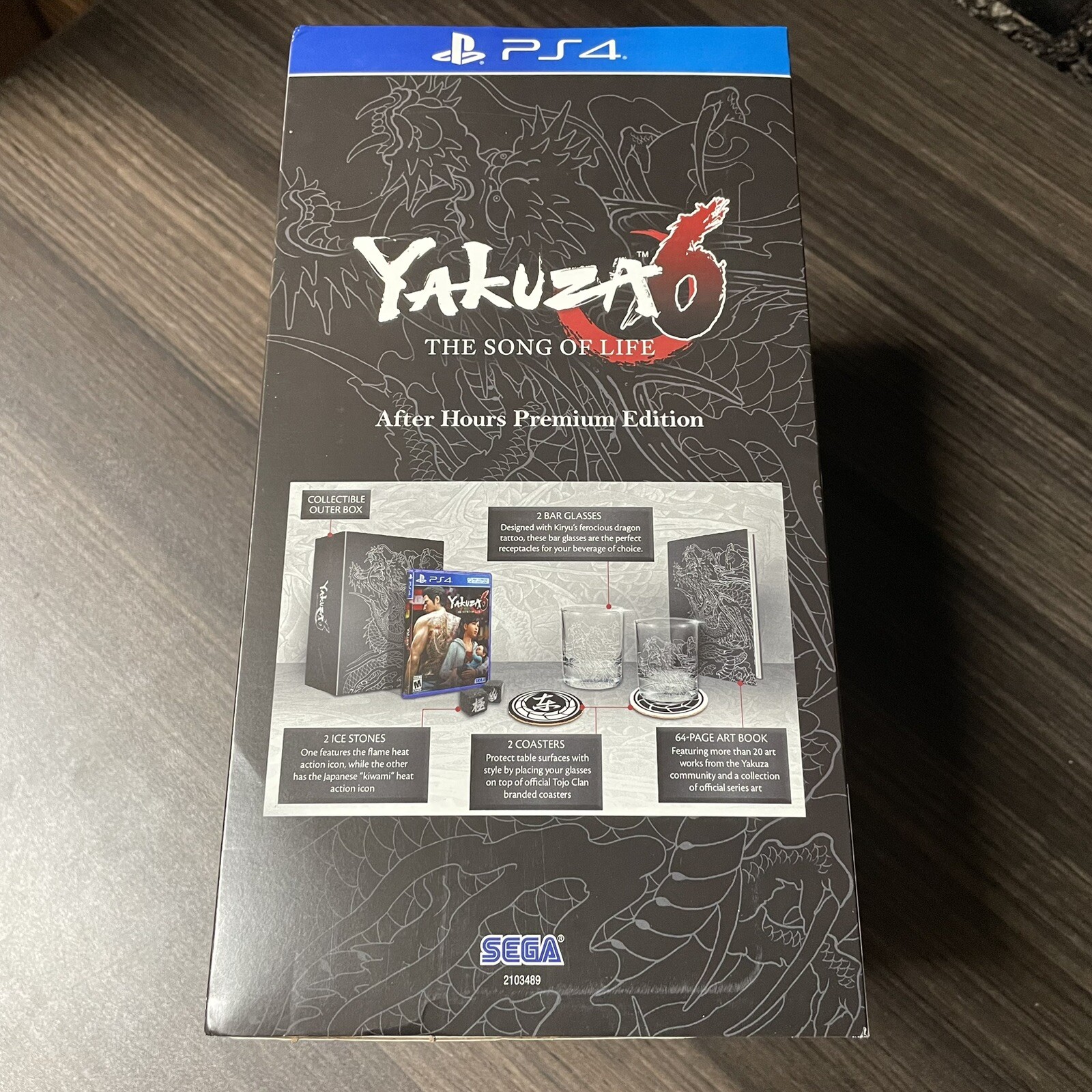 Yakuza 6: The Song of Life – After Hours Premium Ed. Box + Book Only – No Game
