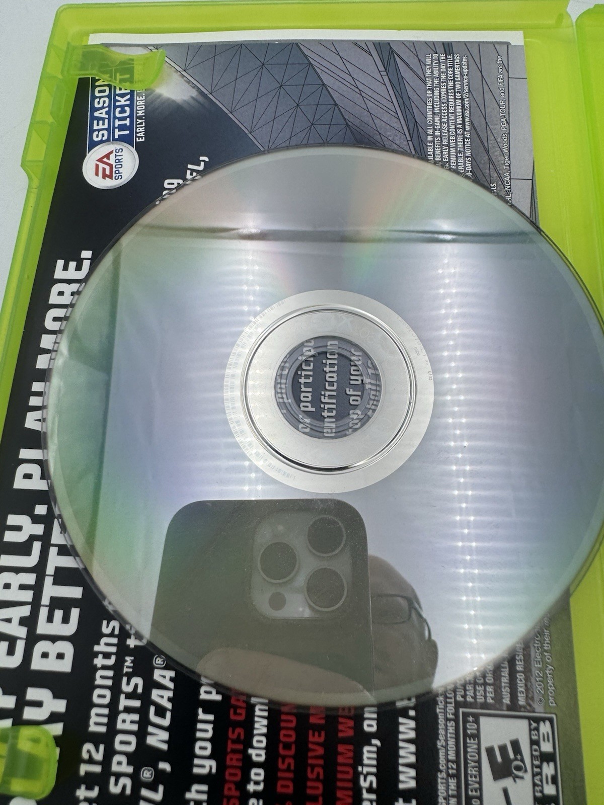 NCAA Football 13 (Microsoft Xbox 360, 2012) Authentic Tested CIB VGC Fast Ship