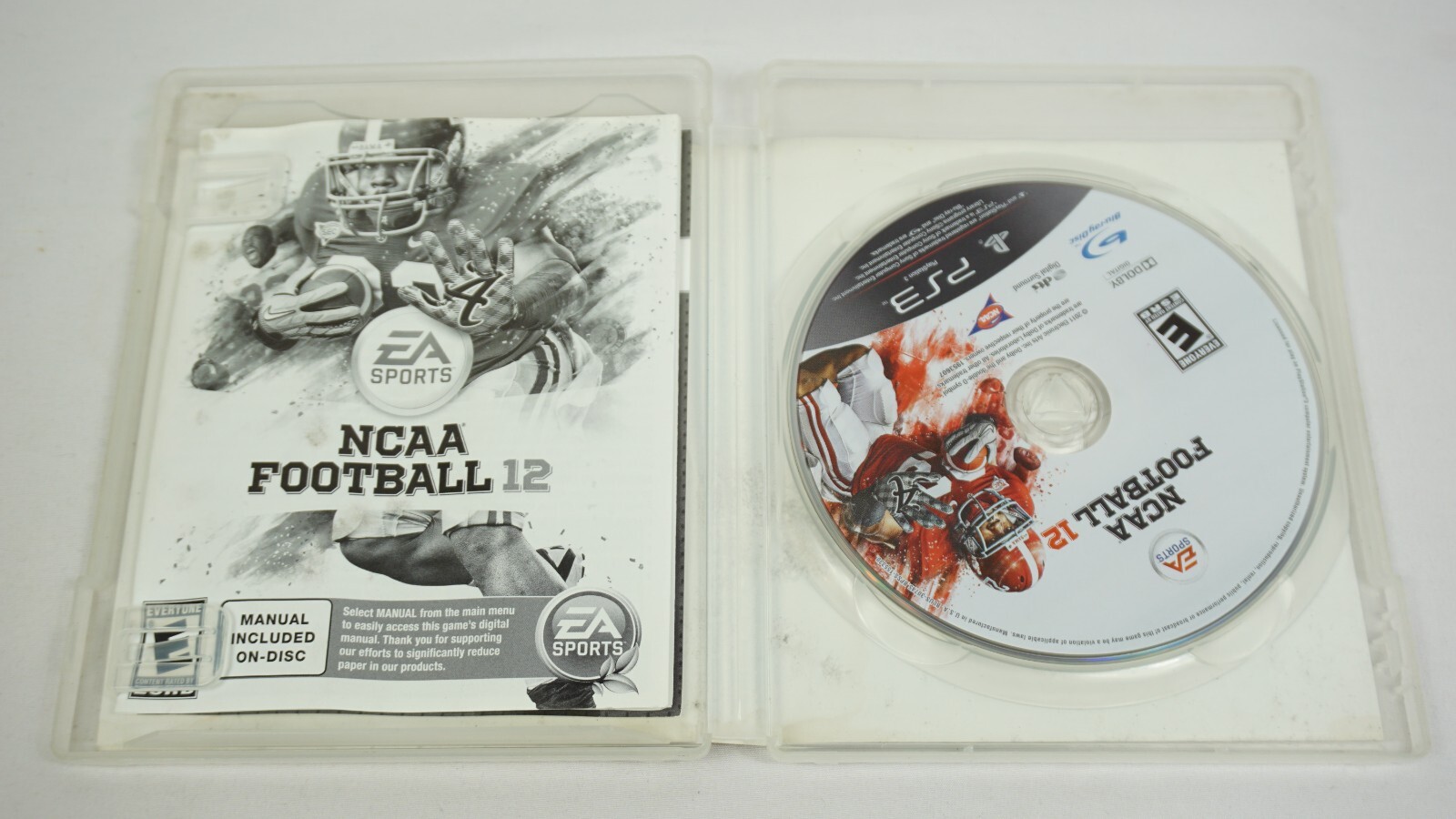 NCAA Football 12 PS3 CIB Sony PlayStation 3 Complete with Manual Tested C