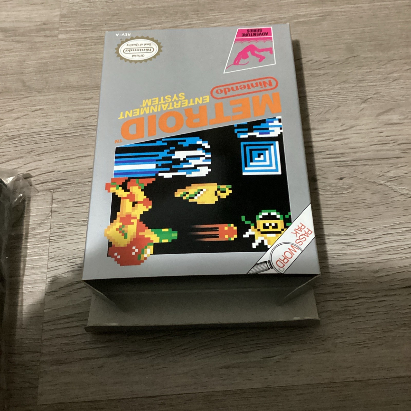 Nes Game Metroid Complete In Box Nintendo Oval Seal Mint