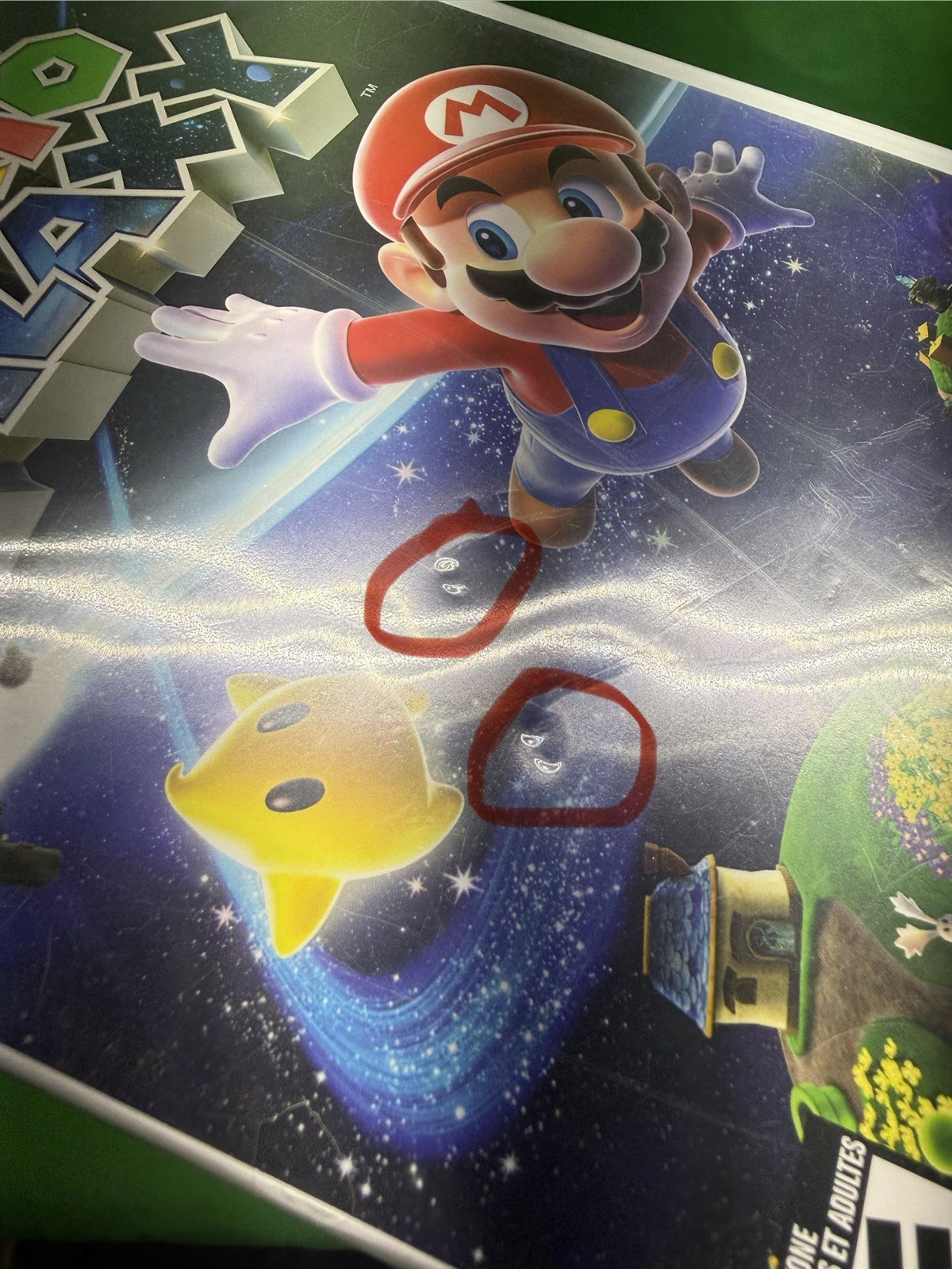 Super Mario Galaxy (Nintendo Wii, 2007) (2 small dents on the box, not broken)