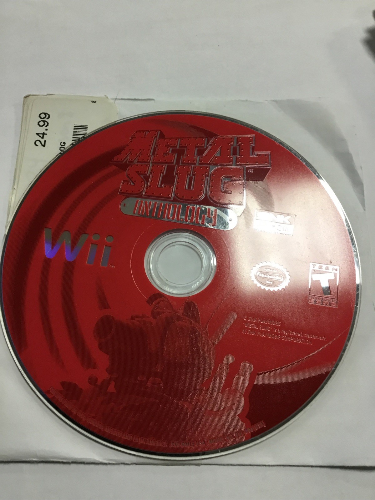 Metal Slug Anthology (Nintendo Wii) Disc Only