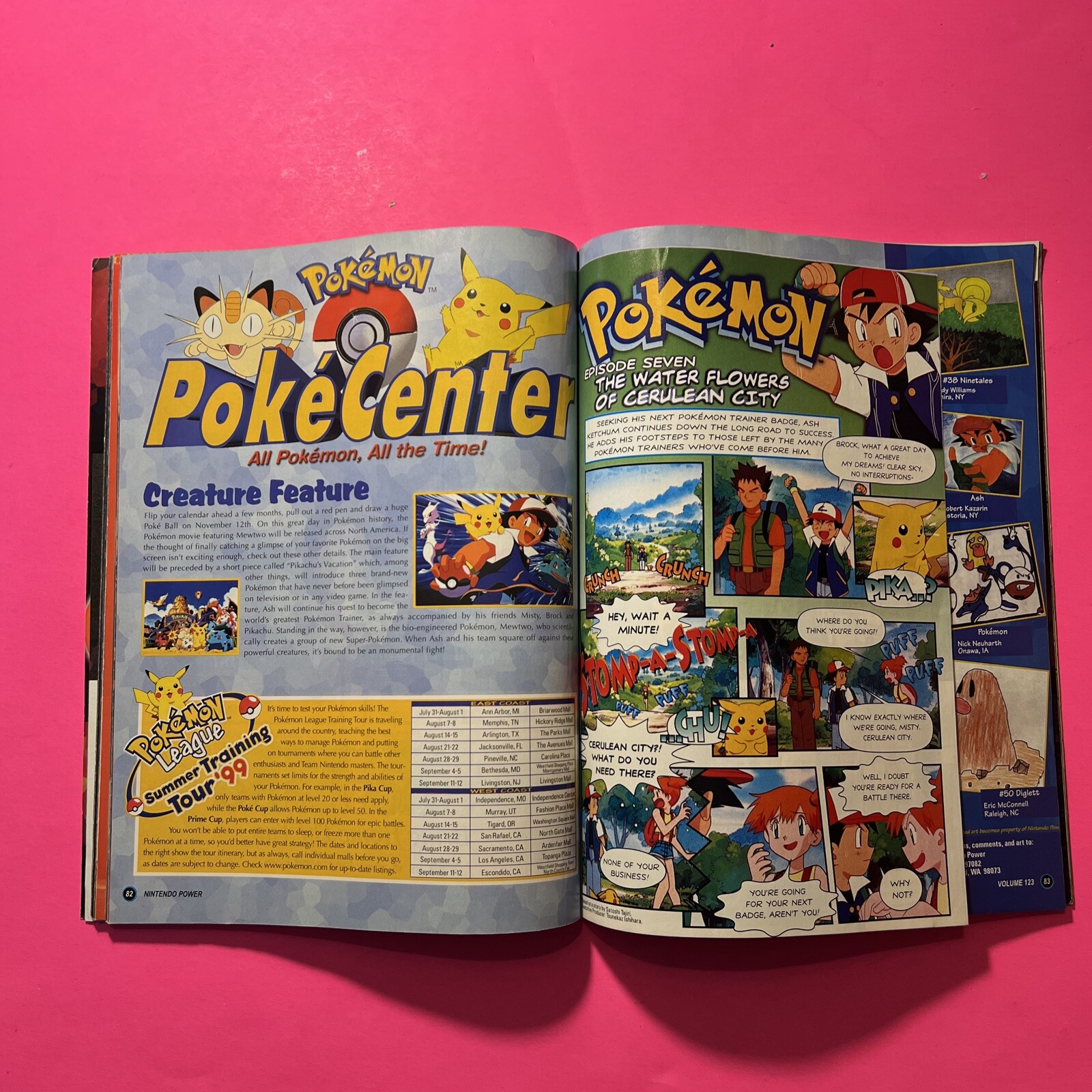 Nintendo Power Volume 123 Hybrid Heaven with Pokemon Insert & Snap Sticker Album