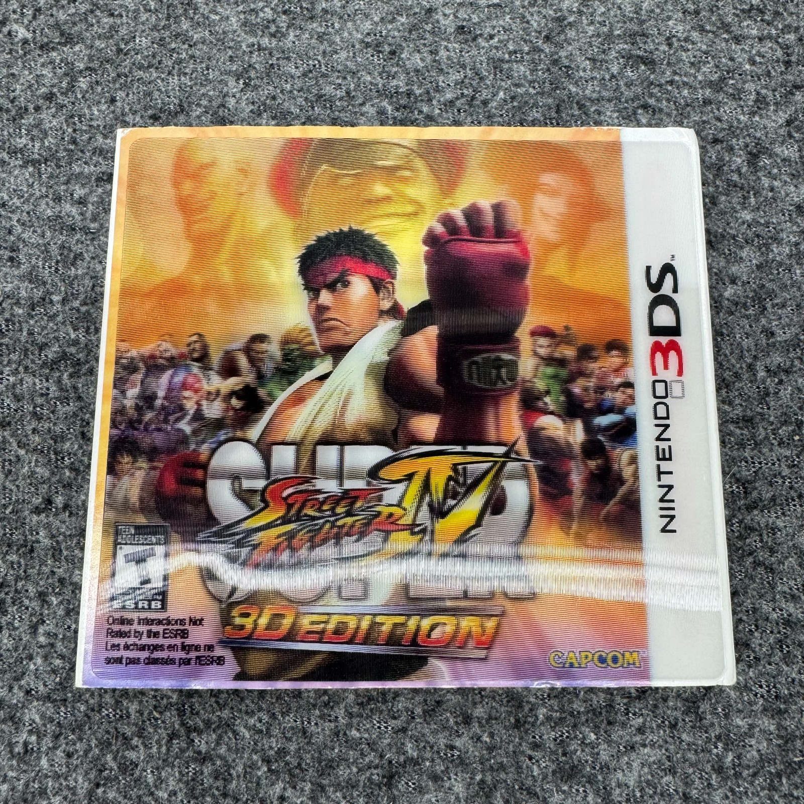 Super Street Fighter IV – 3D Edition – Nintendo 3DS – W/ Slipcover Tested