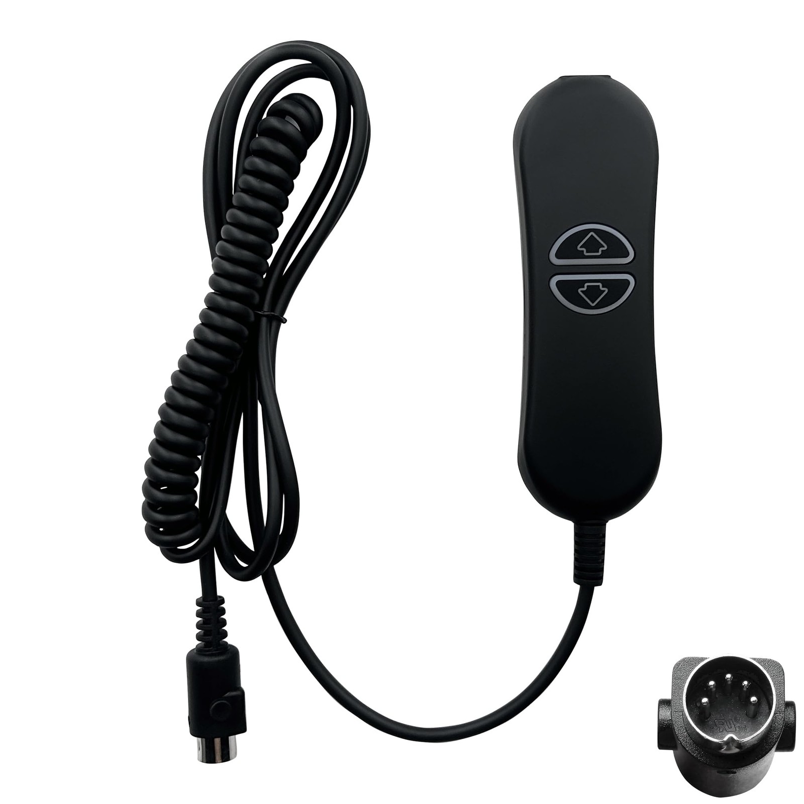 2 Button 5 Pin Prong Hand Control Controller Remote with USB and Backlight fo…