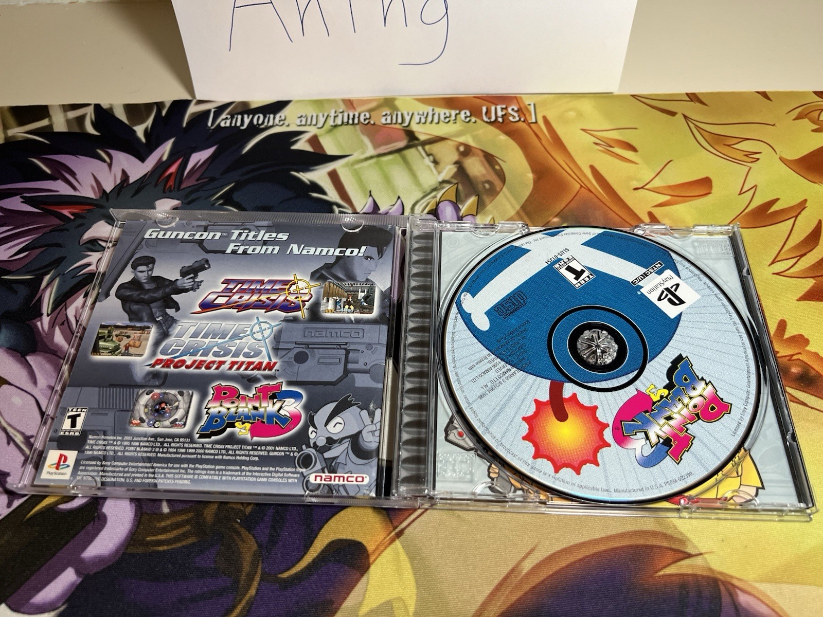 Point Blank Collection 1 2 3 & DS (Sony PlayStation 1) CIB Complete Time Crisis