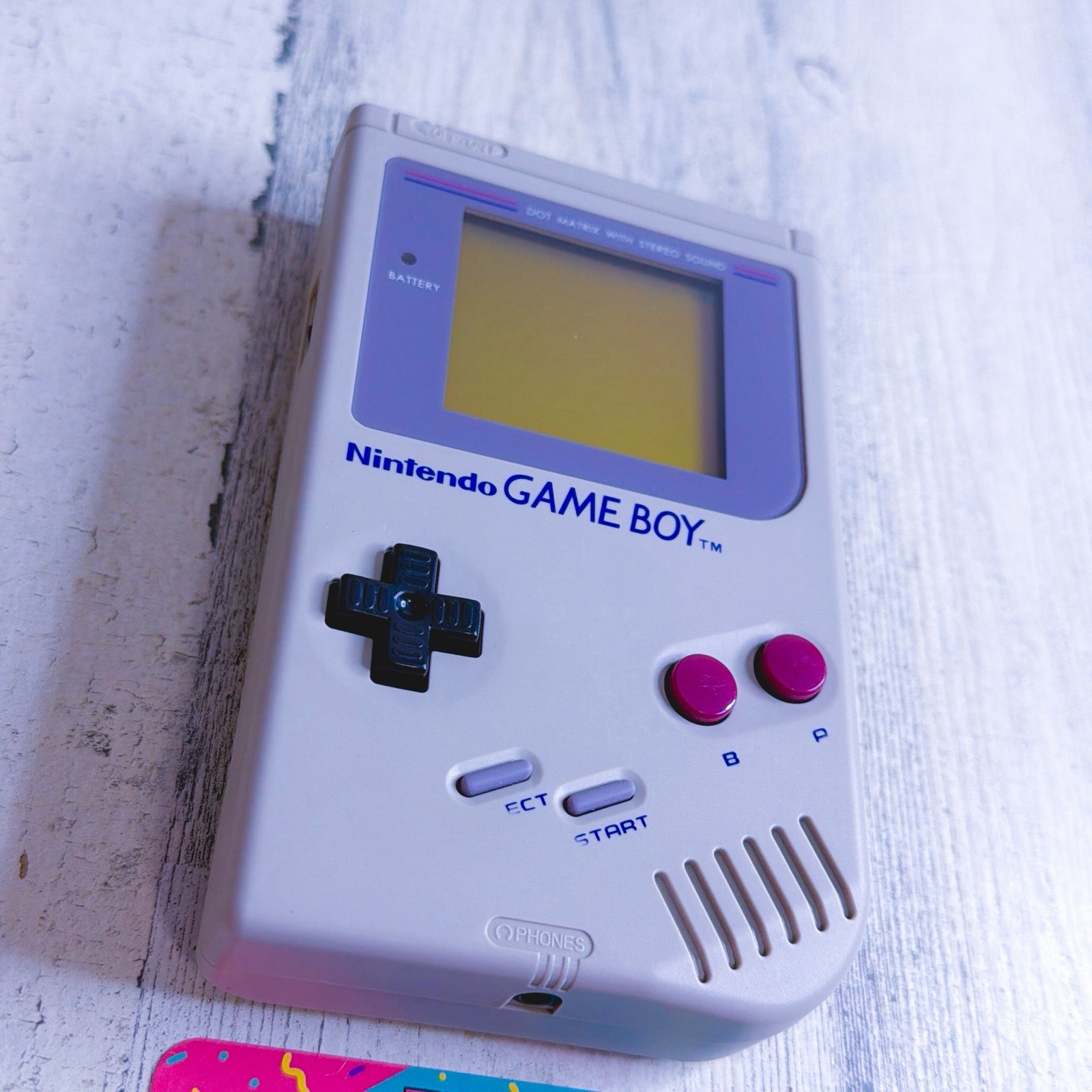 Original Nintendo Game Boy DMG-01 – Gray – Cleaned-Working – Excellent Condition