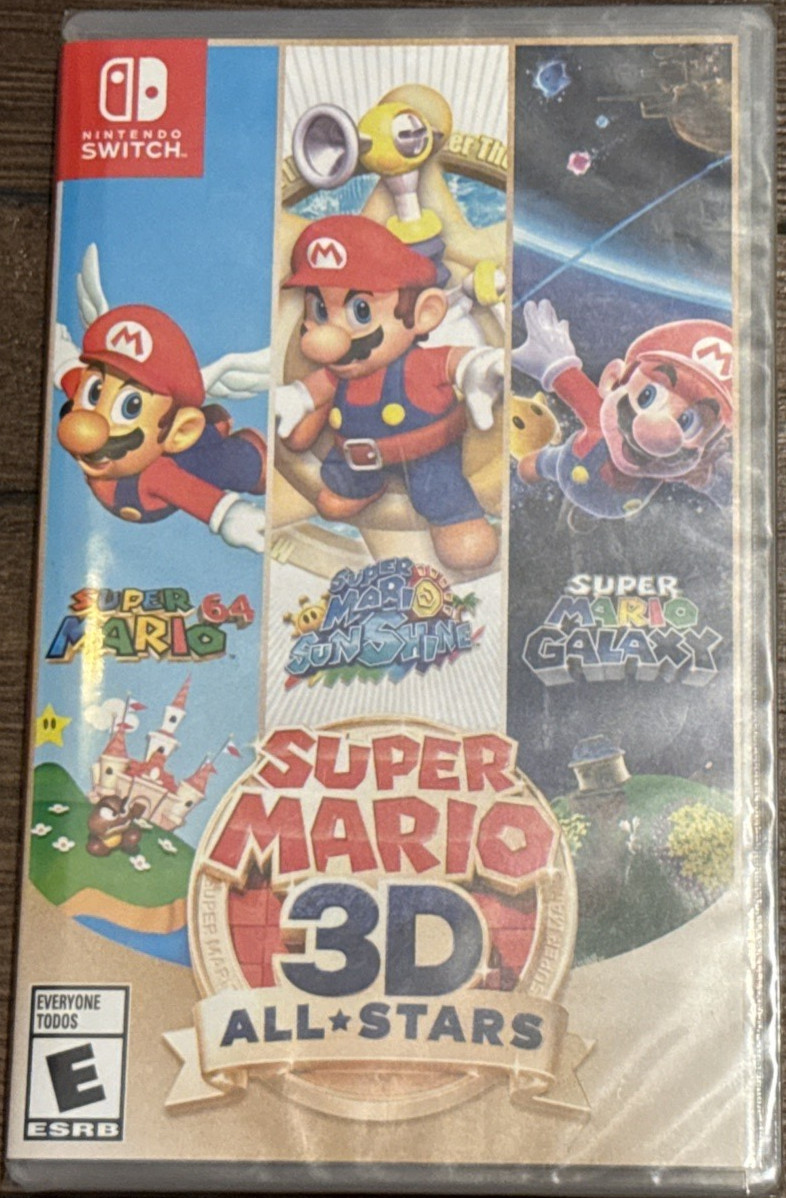 Super Mario 3D All-Stars Nintendo Switch Brand New Sealed OOP Rare US Version