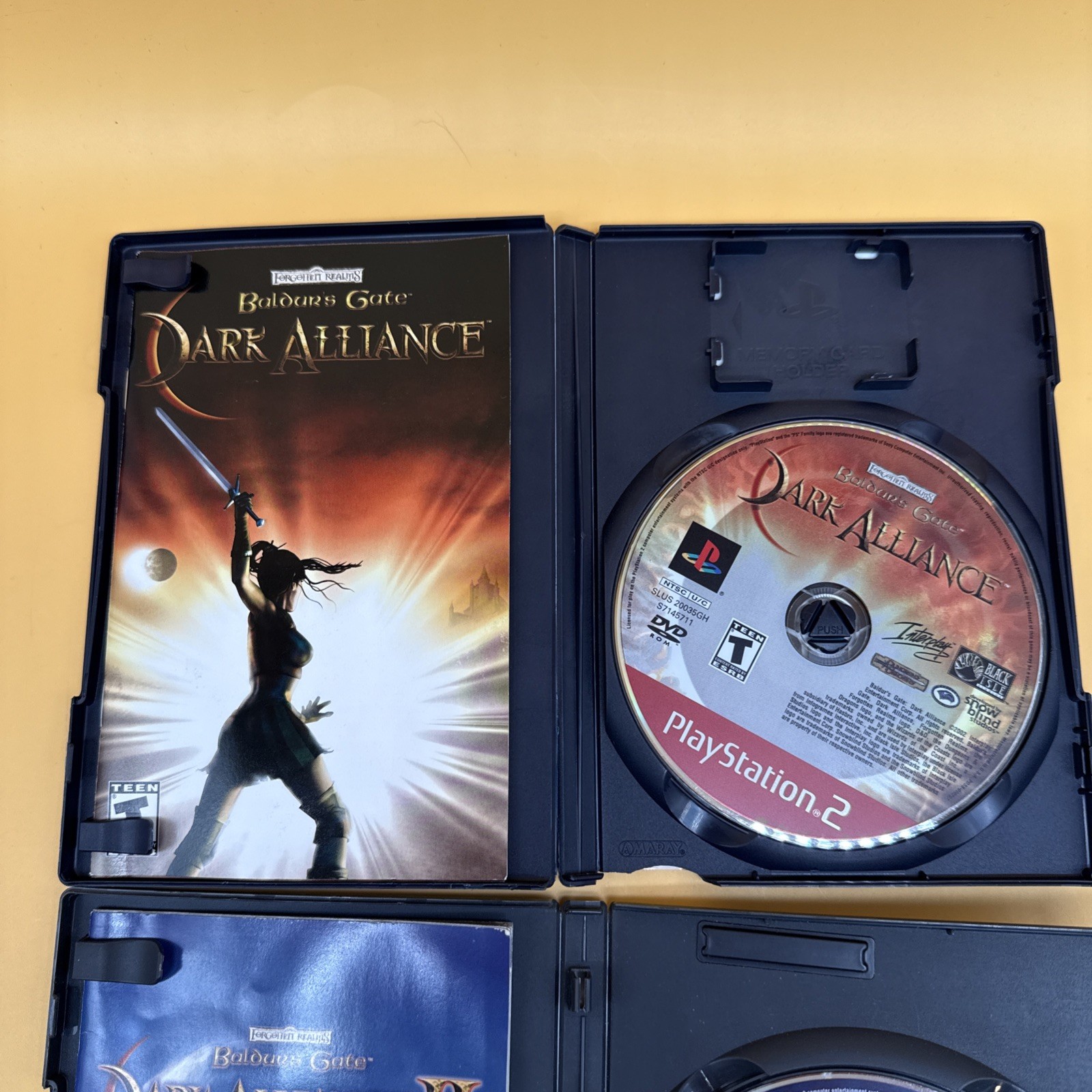 Baldur’s Gate Dark Alliance 1 & 2 – PS2 Game Bundle – CIB – Tested & Working
