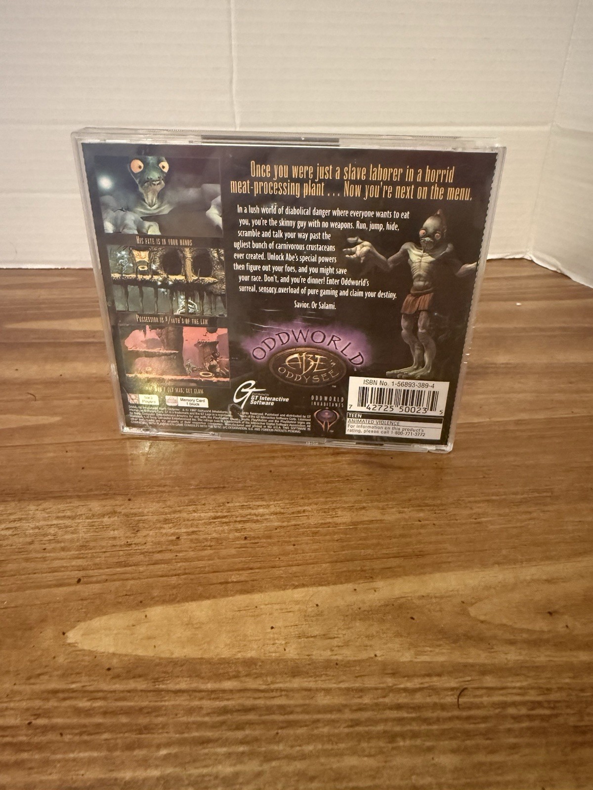 Oddworld Abe’s Oddysee (Playstation 1 PS1) CIB and Tested