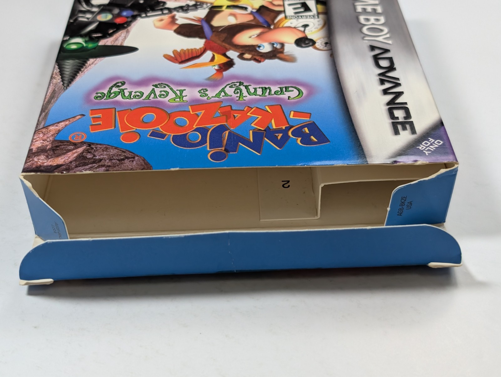 *No game* Banjo Kazooie Grunty’s Revenge Game Boy Advance box + poster authentic