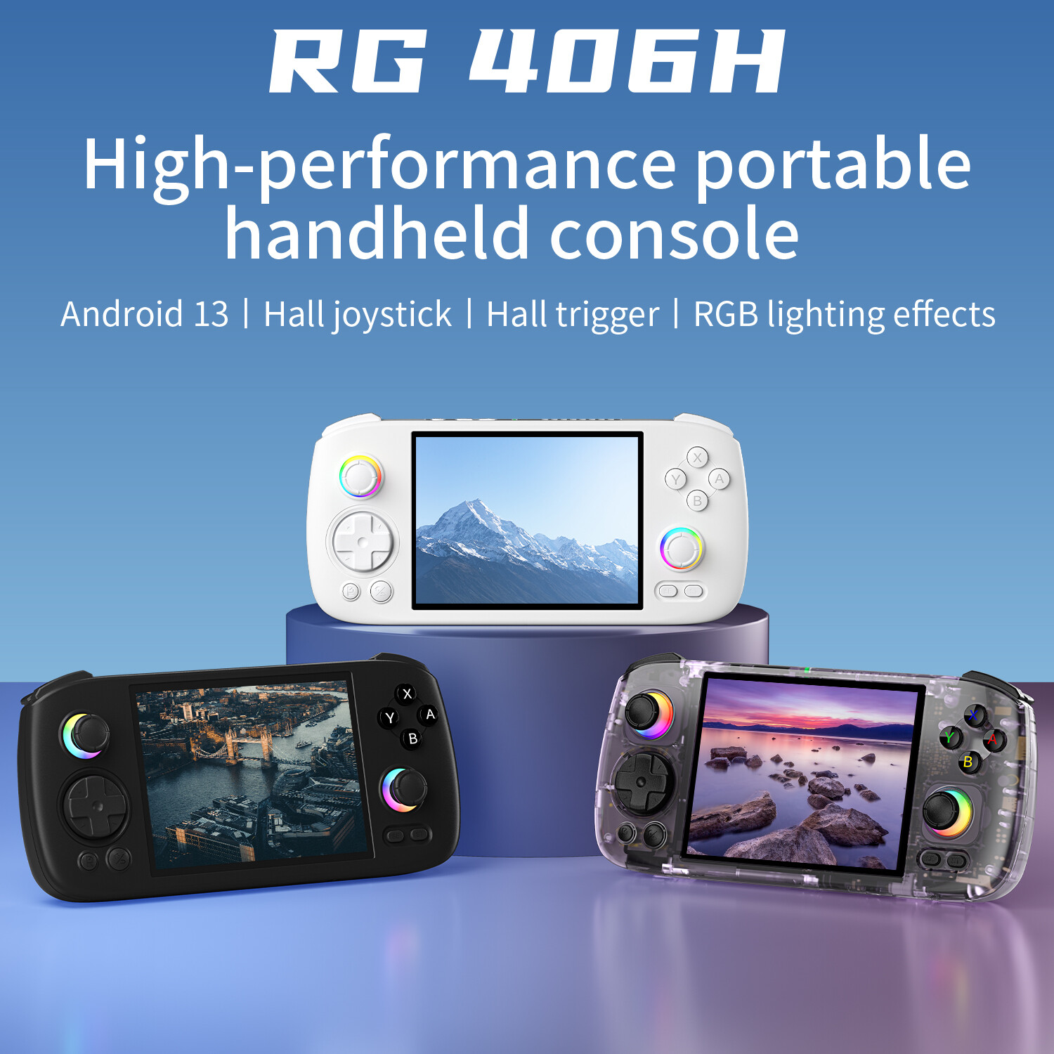 ANBERNIC RG 406H Retro Handheld Game Console Android 13 RG406H 4-inch IPS screen