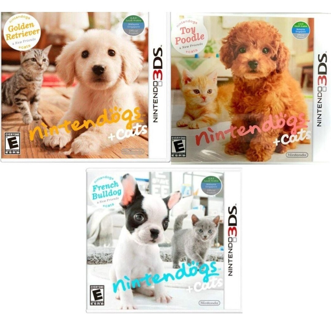 Nintendogs + Cats: Golden Retriever/Toy Poodle/French Bulldog and New Friends