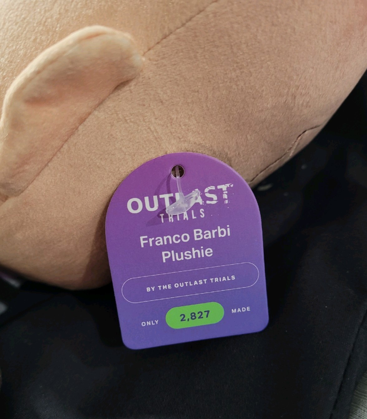 Makeship Franco Barbi Plush Outlast Trials Limited Edition NWT