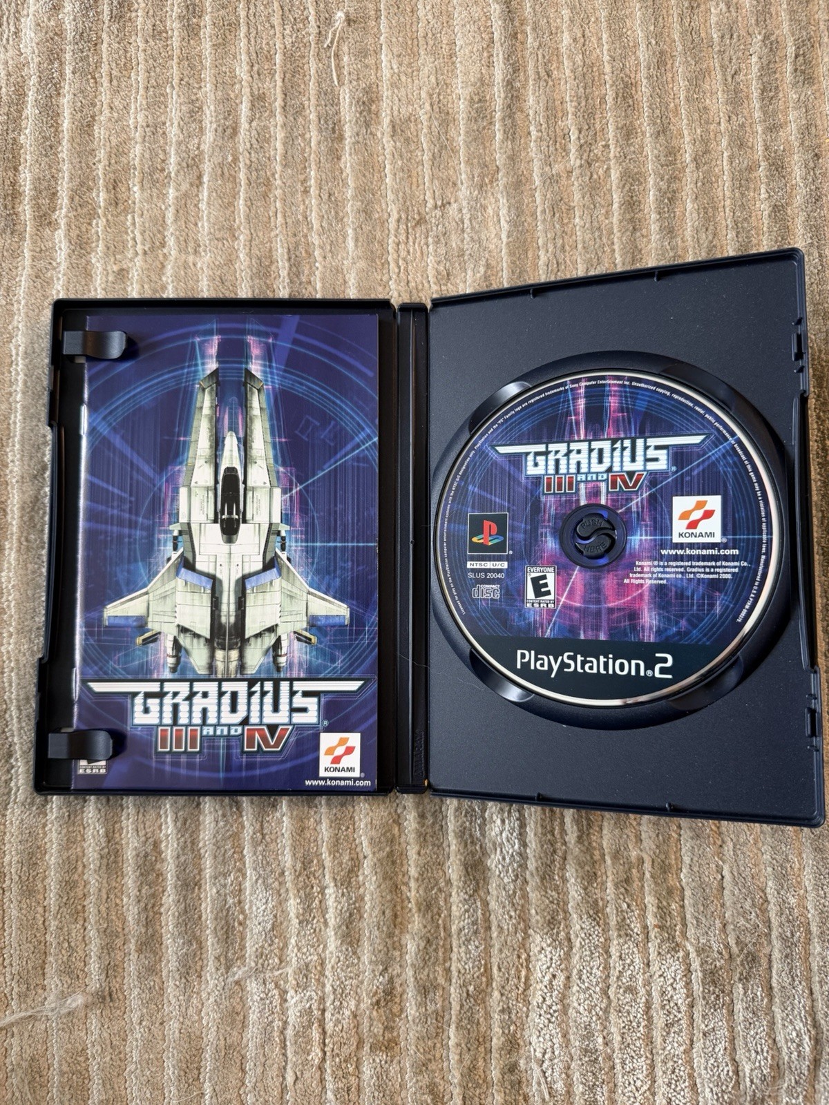 Gradius III and IV Sony PlayStation 2 CIB w/ Manual PS2