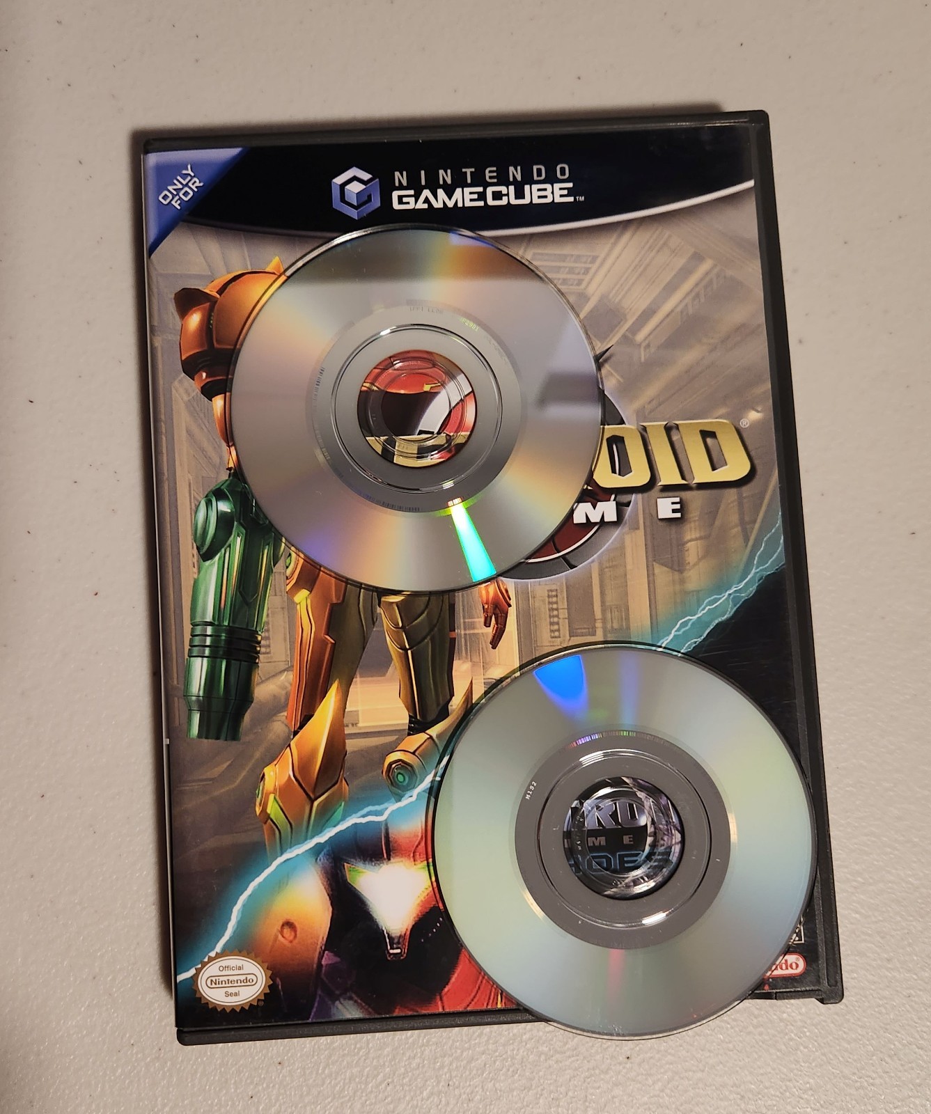 Nintendo GameCube Platinum Metroid Prime Bundle with Box and Manuals