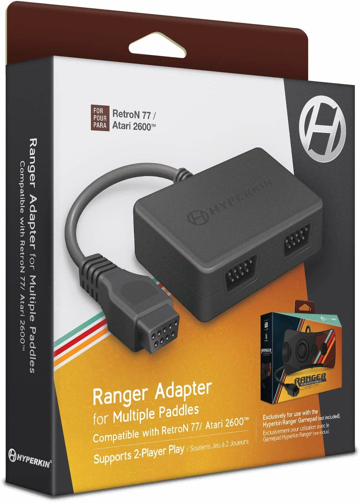 Hyperkin Ranger Adapter for Multiple Paddles Controllers RetroN 77/Atari 2600