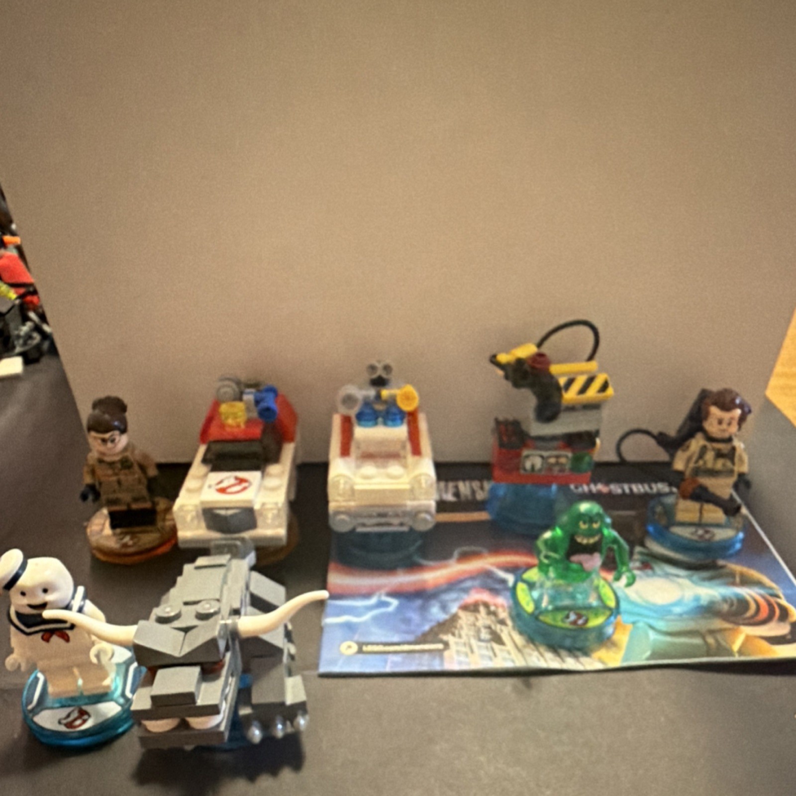 LEGO Dimensions Ghostbusters Stay Puft Slimer Ecto-1 Figure Pack Collection Lot