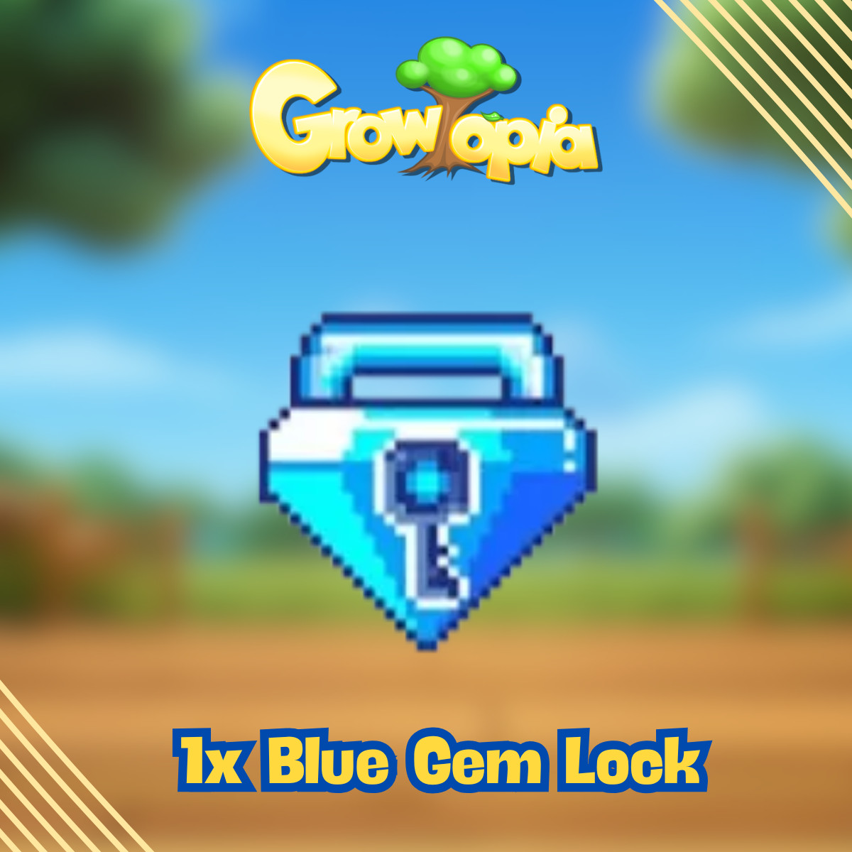 Growtopia | 💎 Blue Gem Lock | 💎 Diamond Lock | Fast and Cheap