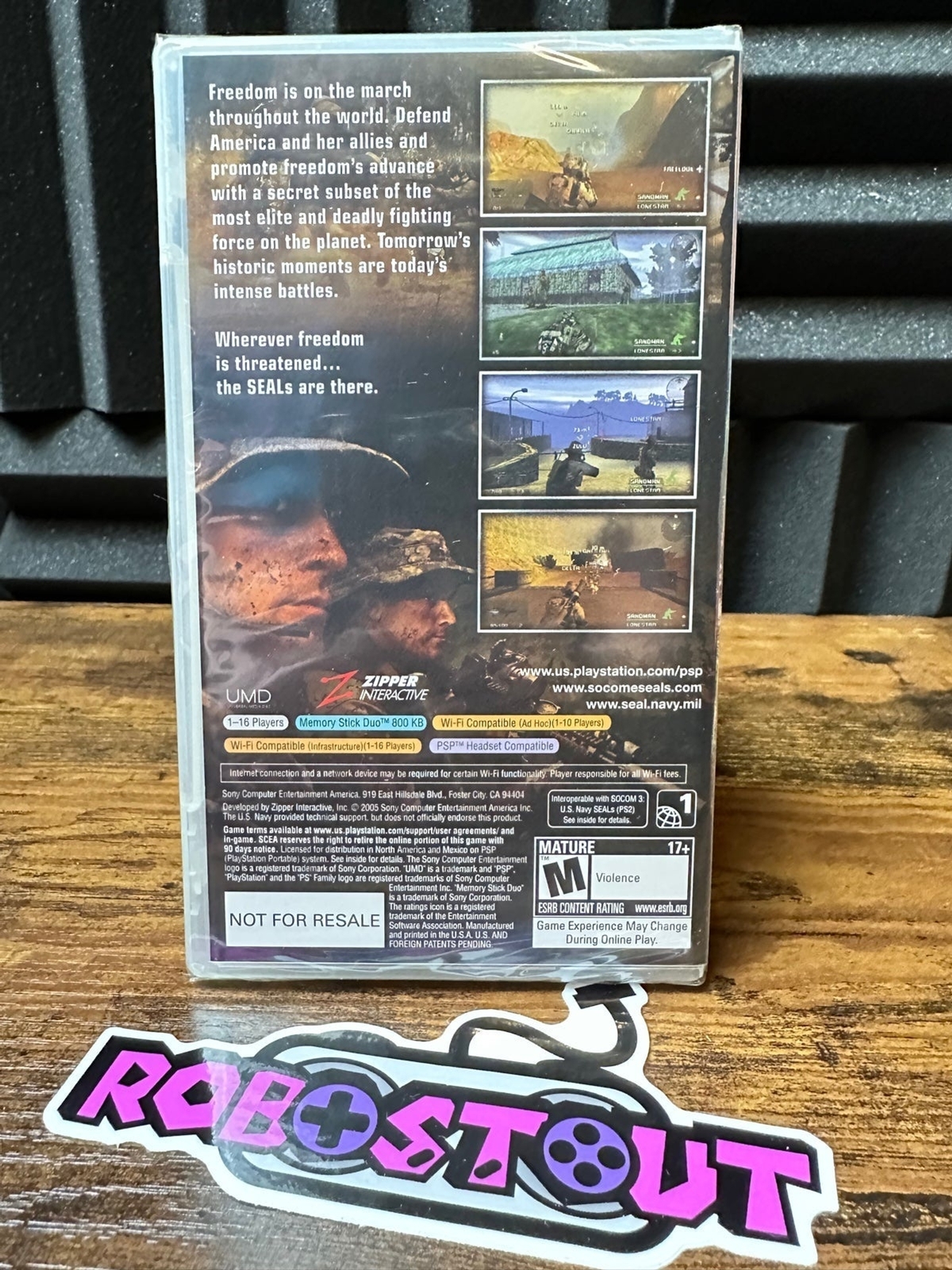 SOCOM US Navy Seals Fireteam Bravo Greatest Hits – Sealed New (Sony PSP) ⭐
