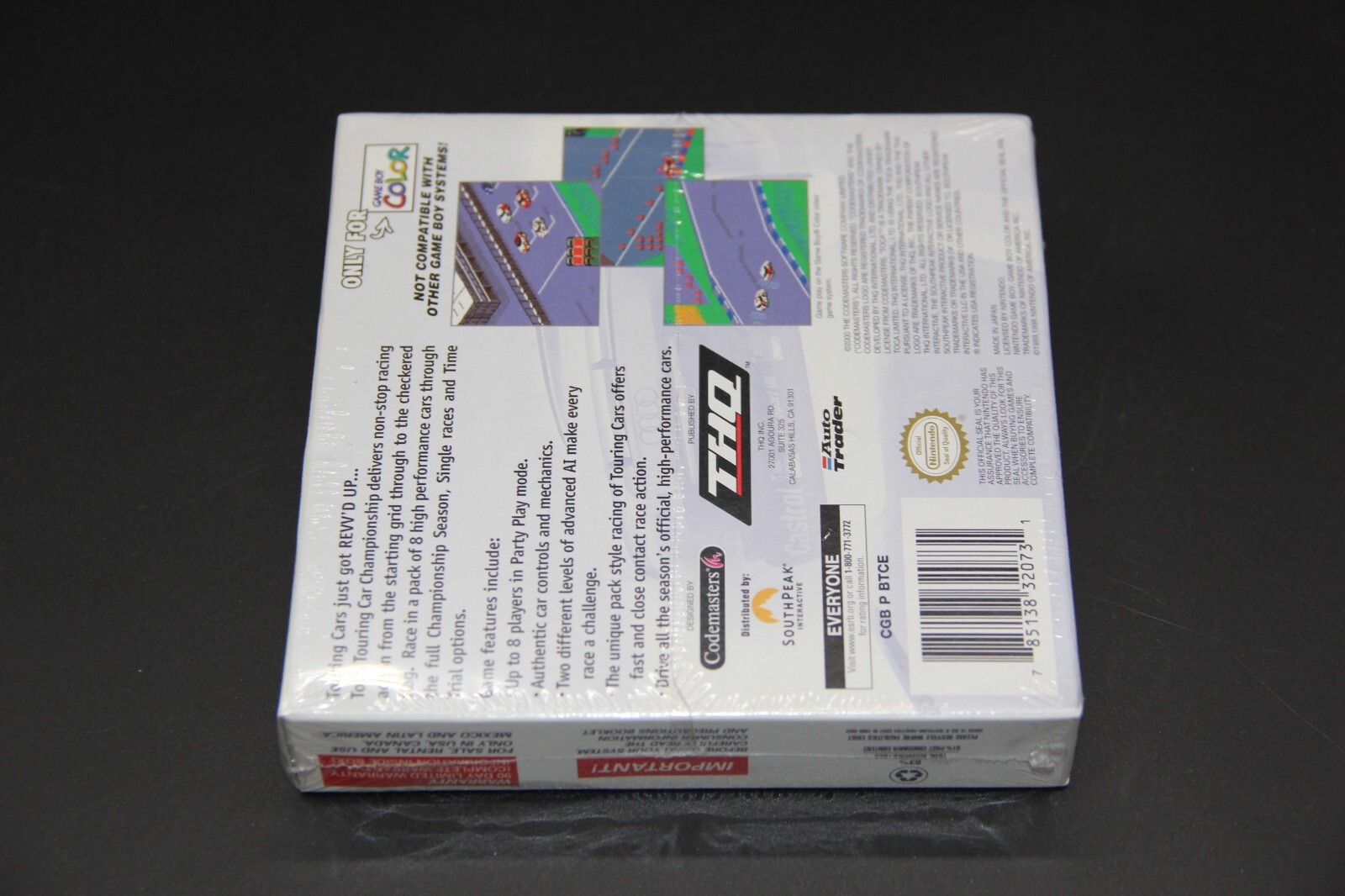 TOCA Touring Car Championship (GameBoy Color, GBC, 2000) New Sealed