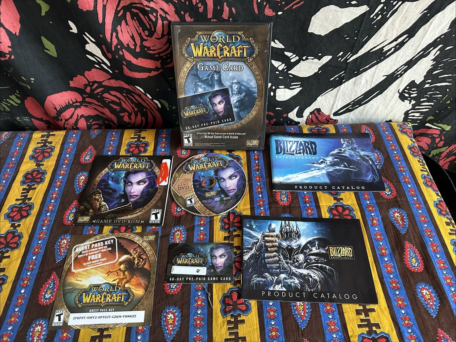 VTG 2004 World of Warcraft WoW 60-Day Game Card Disc PC Collectible SCRATCHED