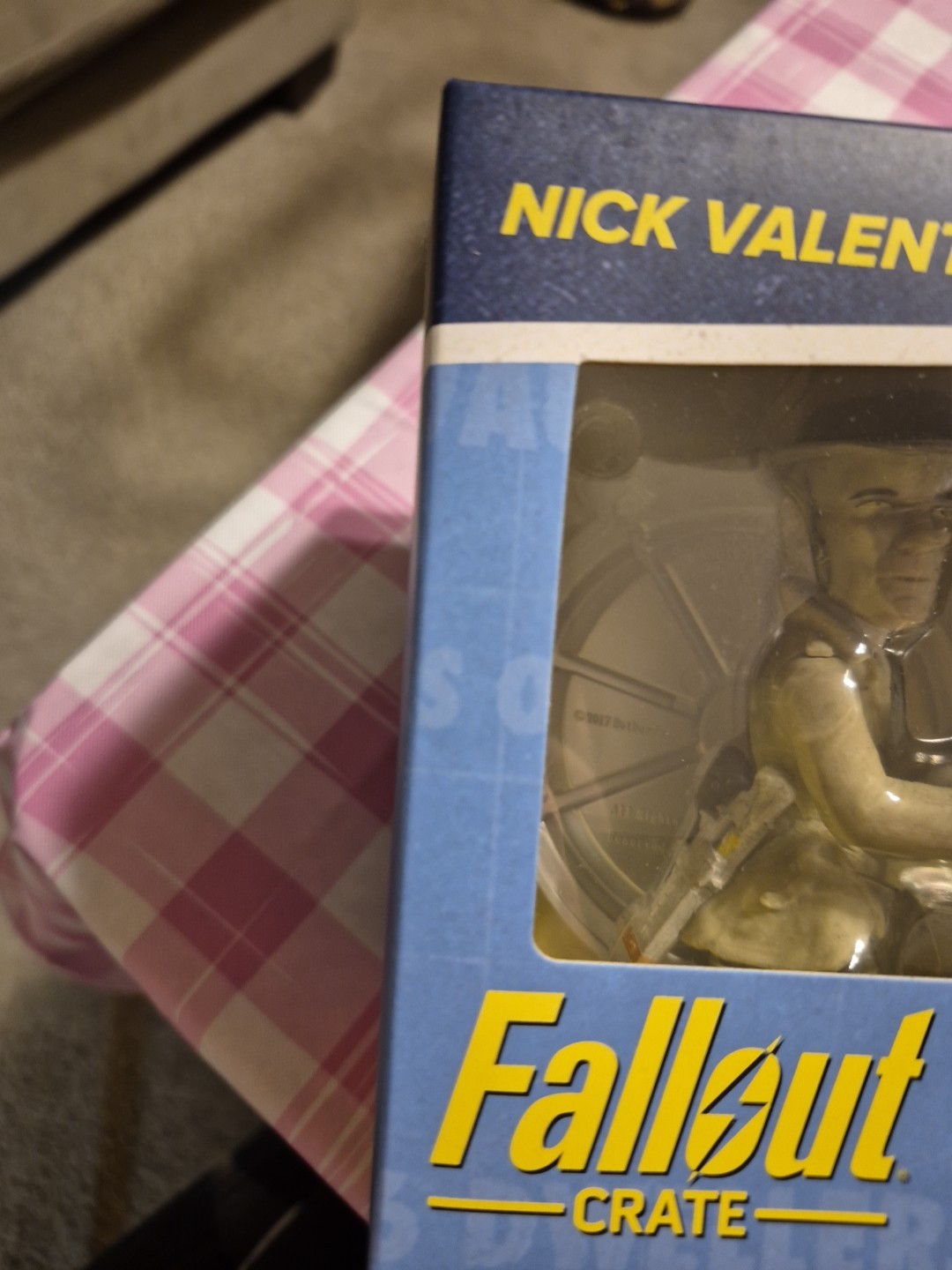 Fallout 4 Bethesda Loot Crate Nick Valentine Figurine New In box