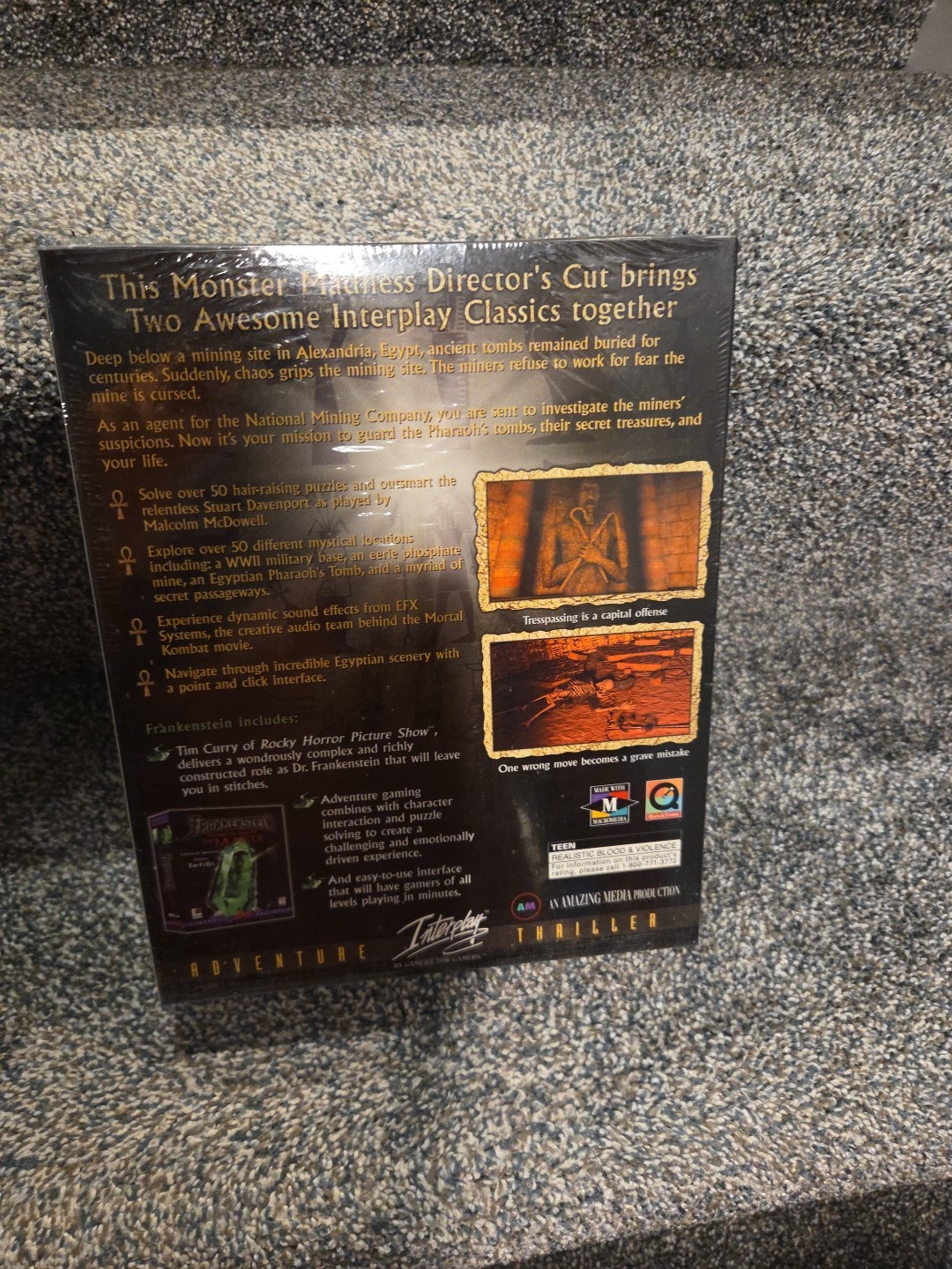 Mummy: Tomb of the Pharaoh Special Edition & Frankenstein for PC – Big Box (New)