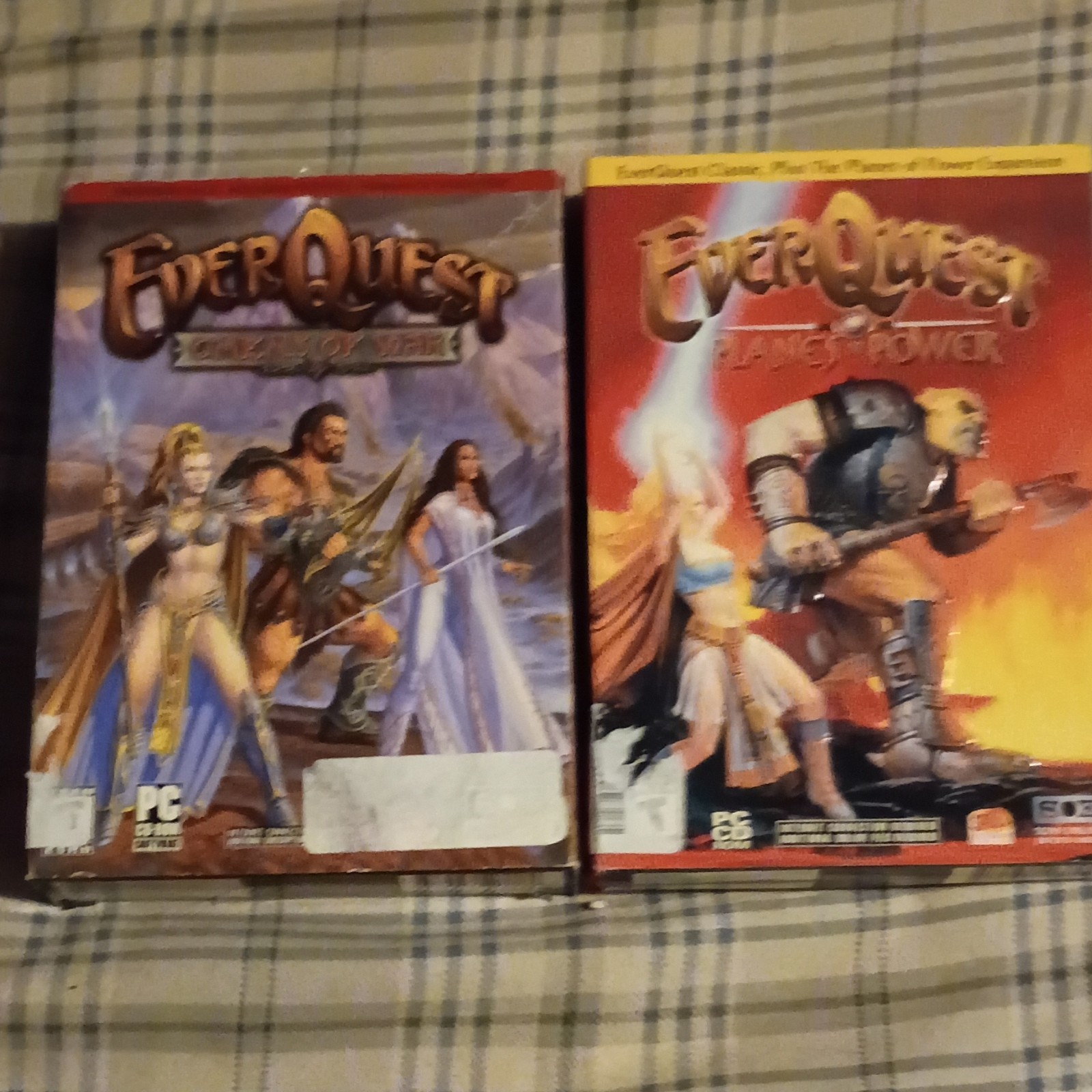 Sony Online EverQuest Omens of War & Planes of Power PC Fantasy MMORPG Lot