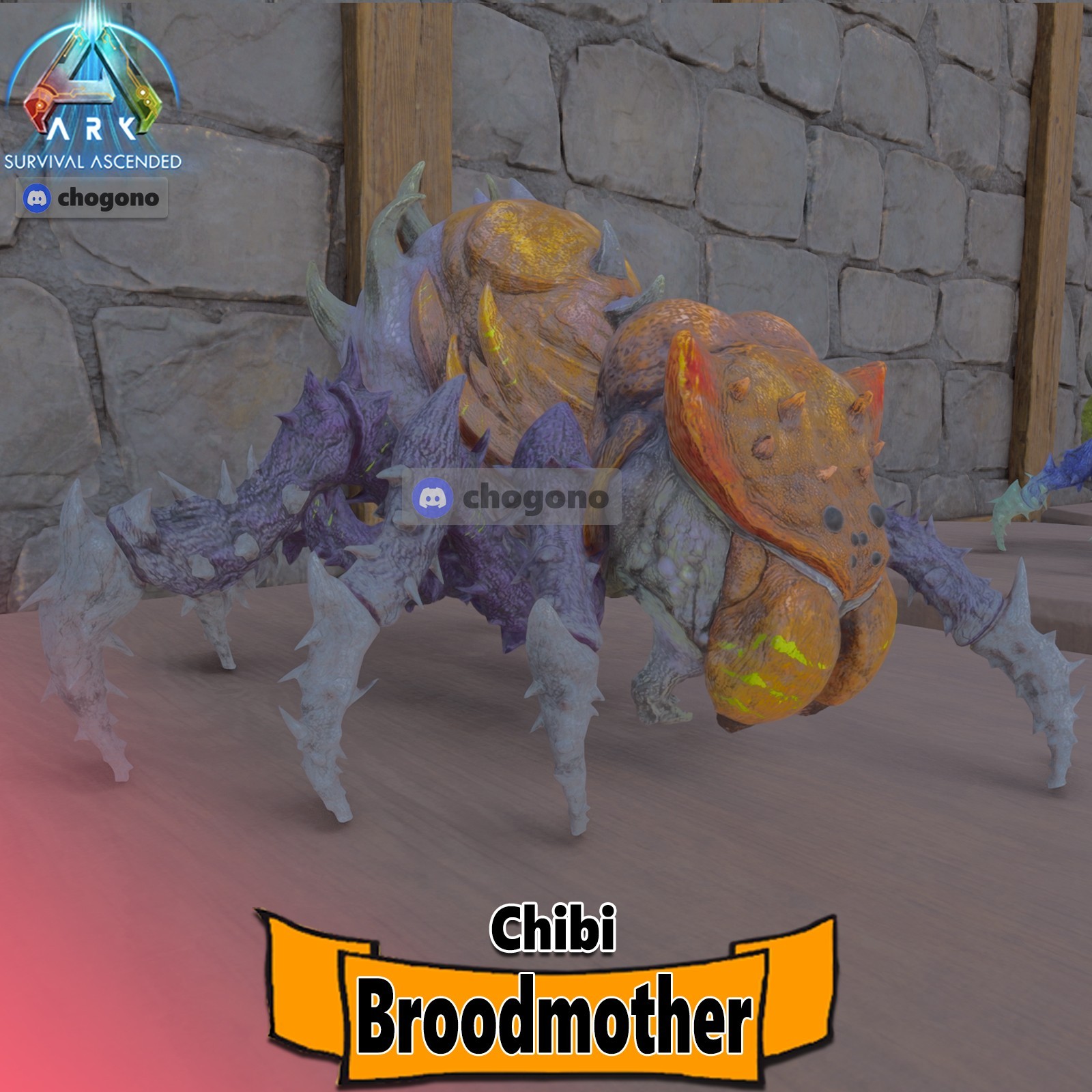 Ark Survival Ascended RARE PVE CHIBI BROODMOTHER