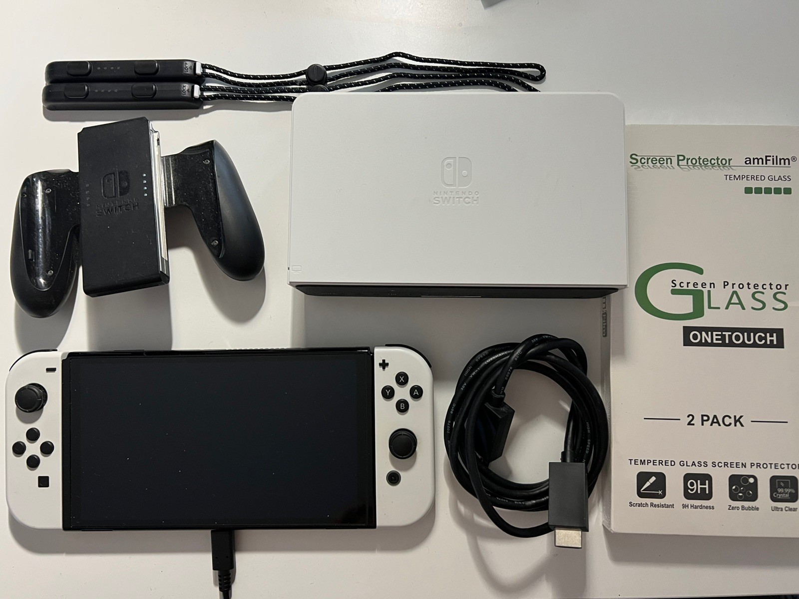 Nintendo Switch 64GB OLED White Console Preowned Excellent condition
