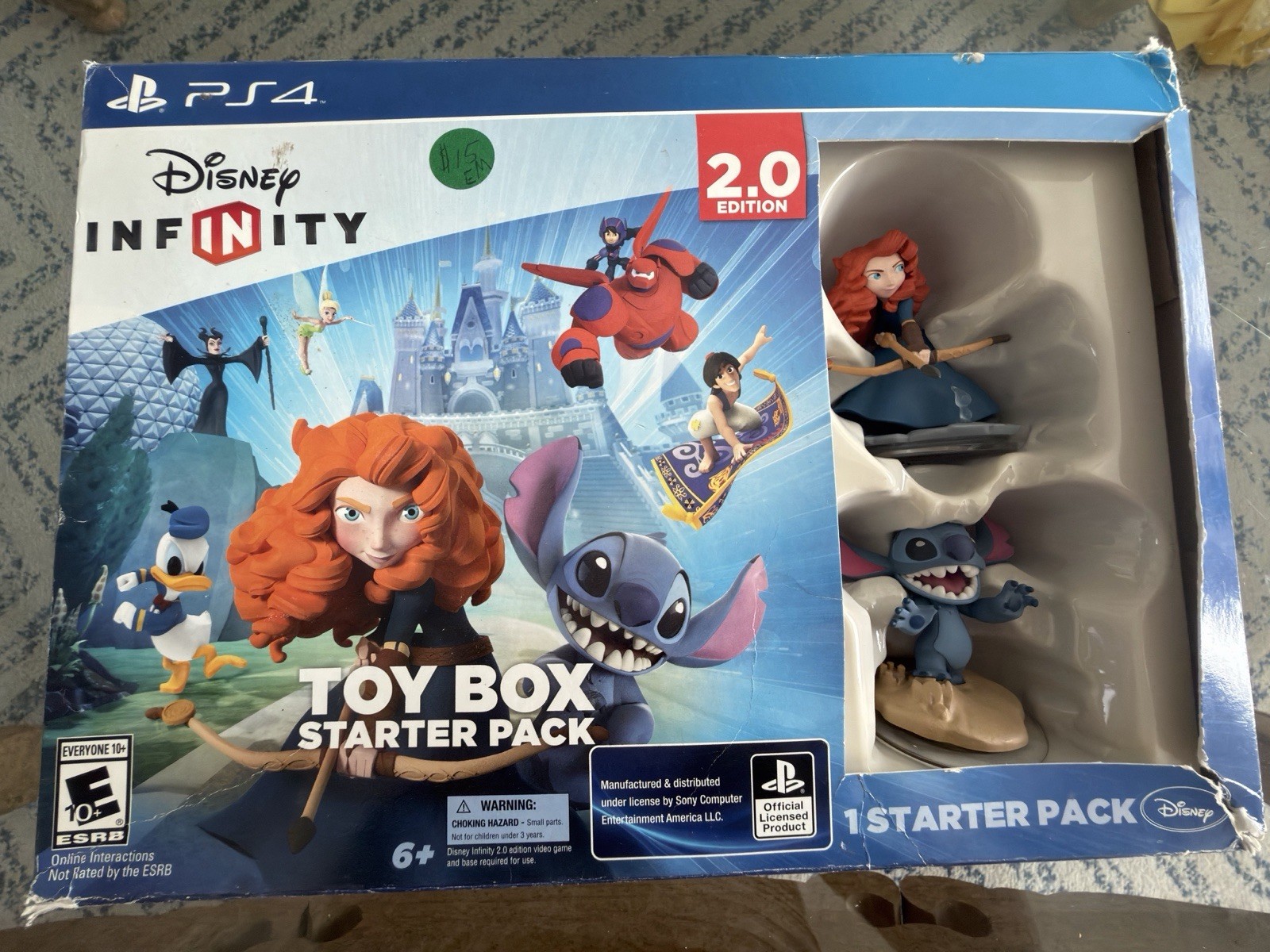 Disney Infinity 2.0 Edition Toy Box Starter Pack PS4 Merida & Stitch Figures