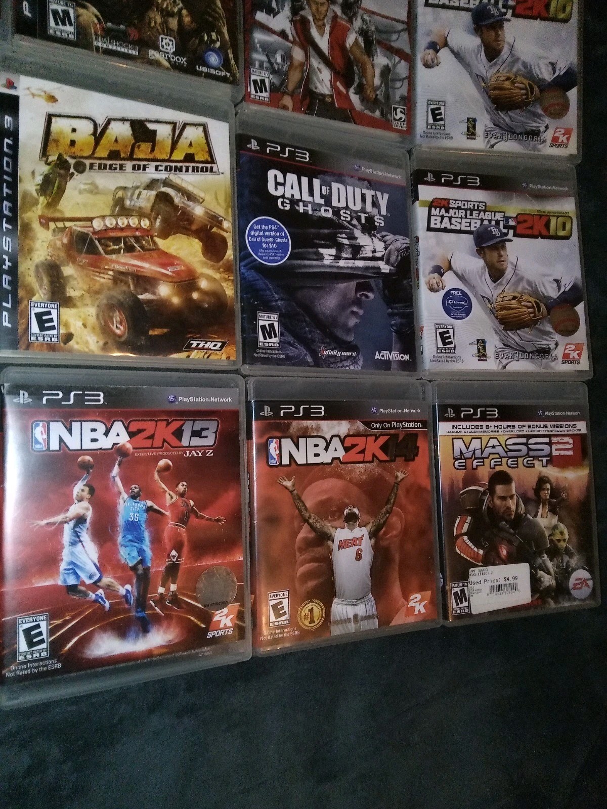 Sony PlayStation 3 Game Bulk-Assorted PS3 Game Collection- 50% OFF SHIPPING