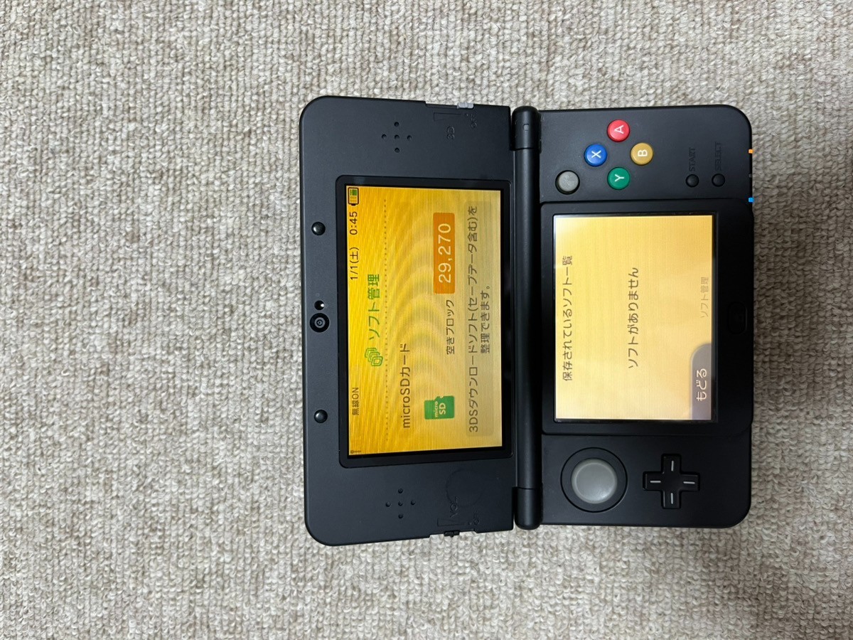 New 3DS black Nintendo Console region Japanese B115