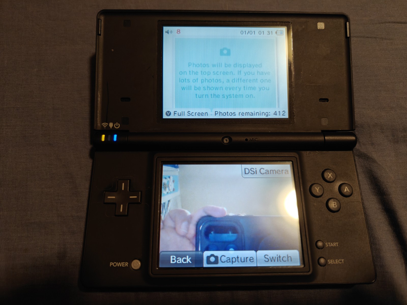 Nintendo DSI DS Handheld Console Black Tested Working