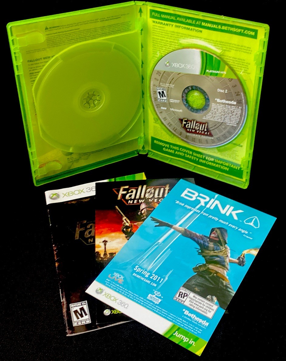 Fallout: New Vegas Ultimate Edition Xbox 360, 2012 2 Discs Plays On Xbox One