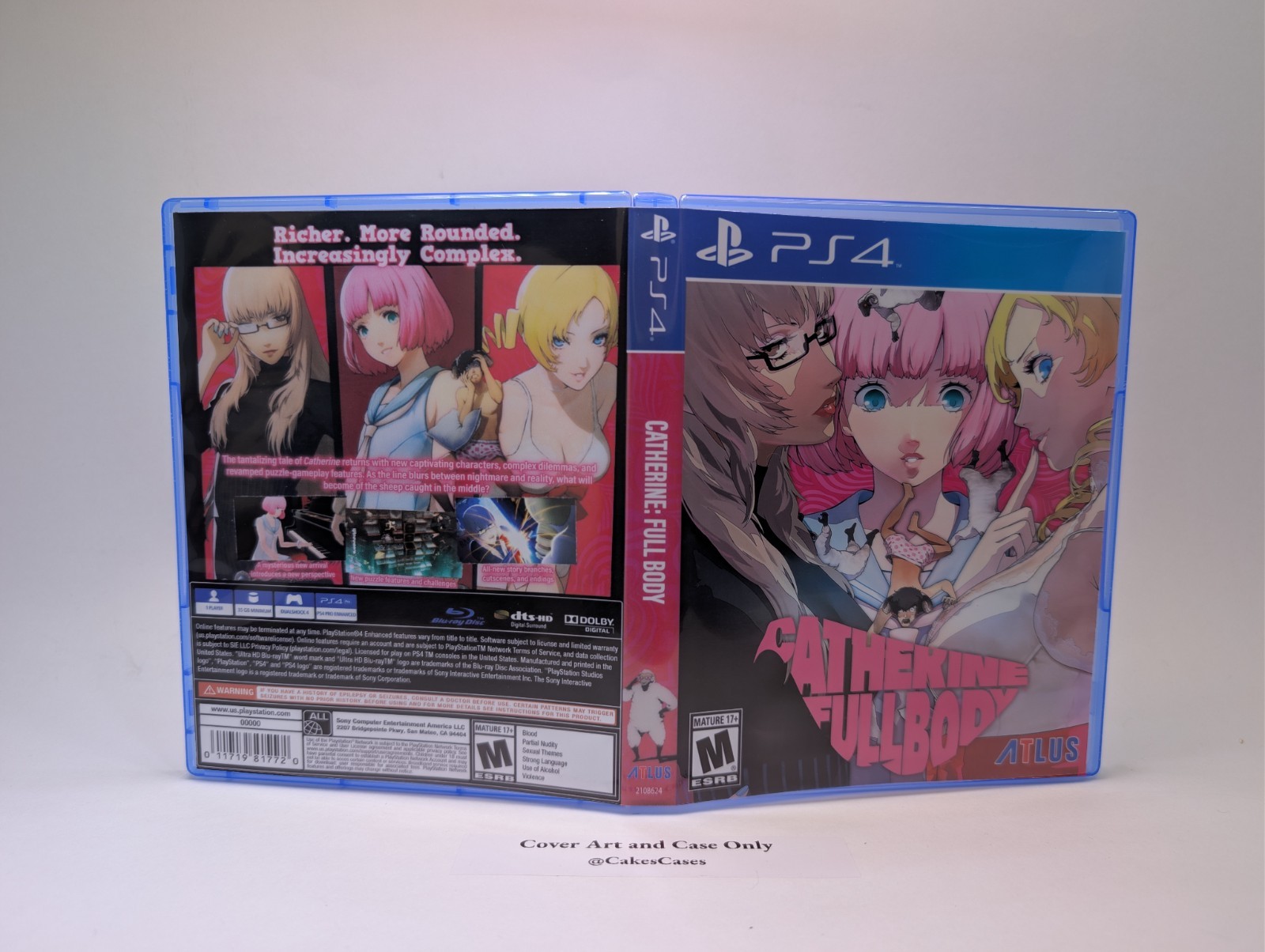 Catherine Full Body – PS4 Empty Case (No Game)