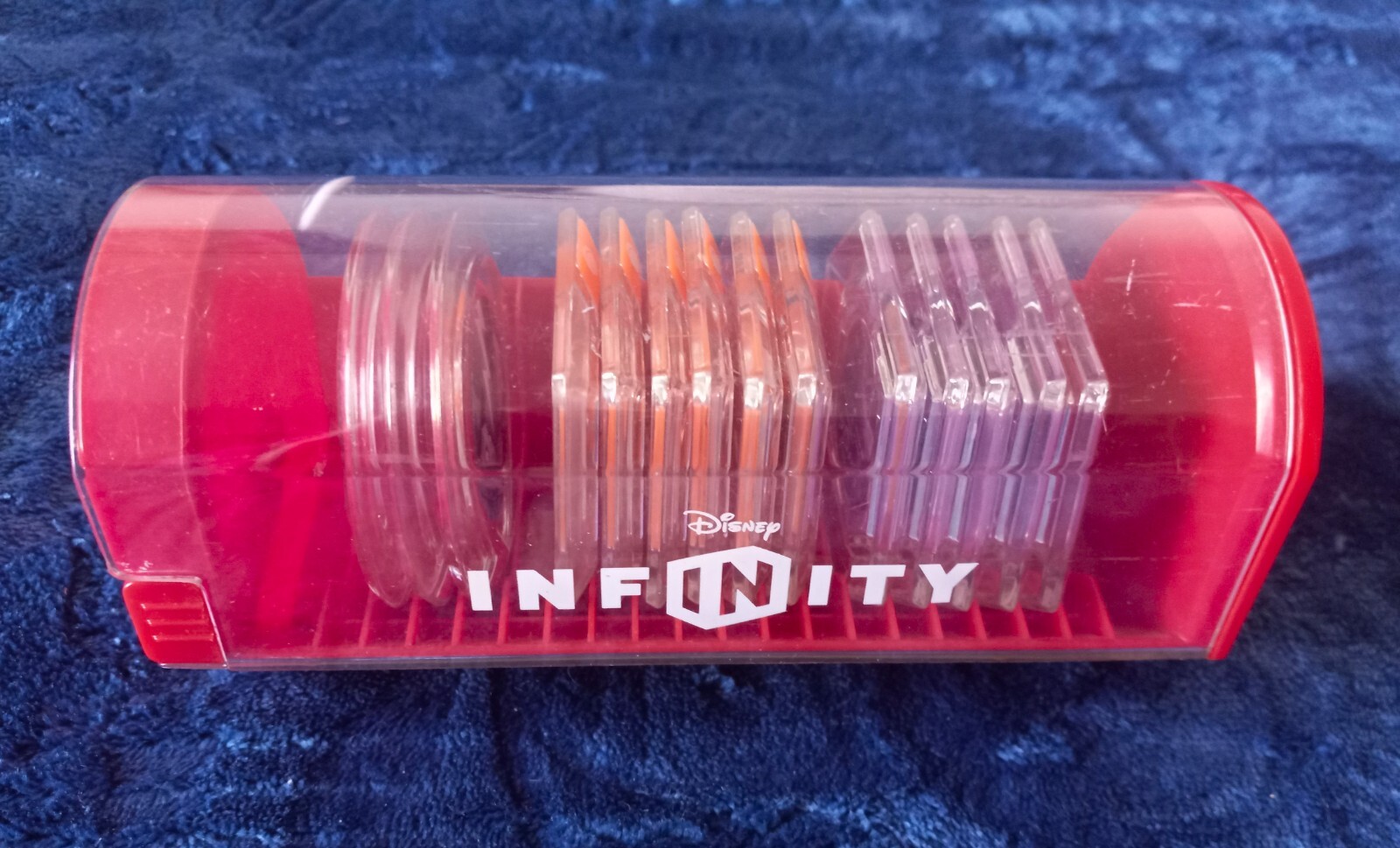 Disney Infinity Power Disc 14 Piece Lot In Case