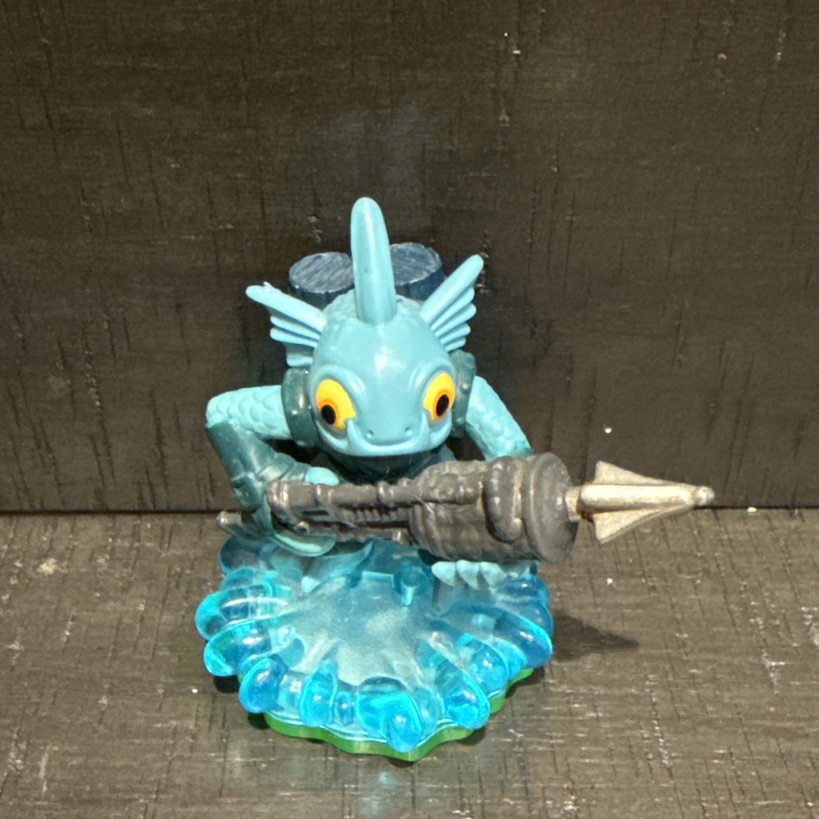 Activision Skylanders Gill Grunt Deep Dive Figures Set 3in Teal Excellent Water