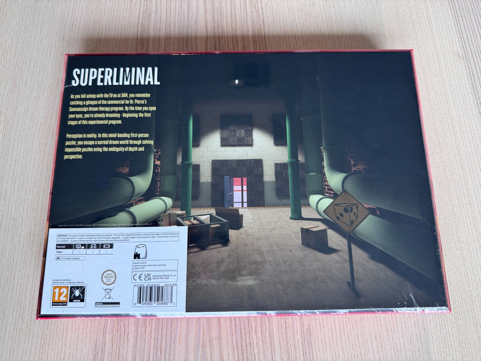 Nintendo Switch Superliminal Collector’s Edition SUPER RARE GAMES CE8 NEW SEALED