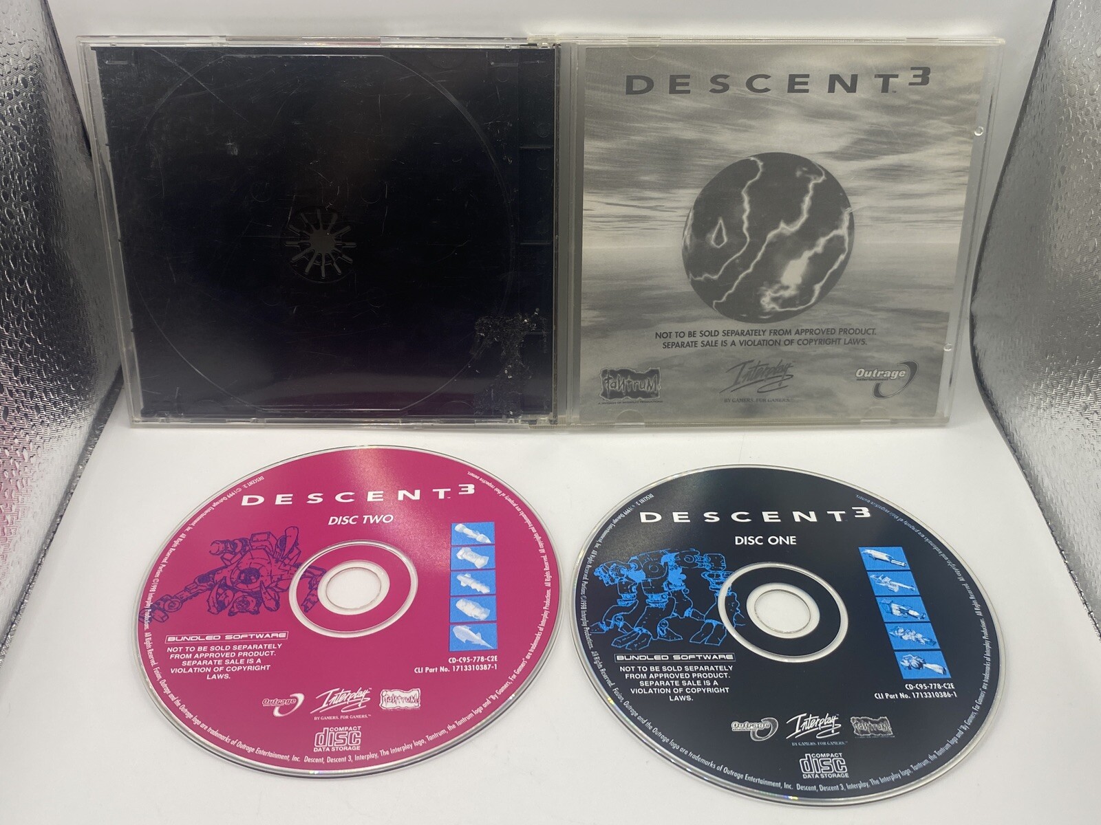DESCENT 3 PC 1999 Two Disc Edition