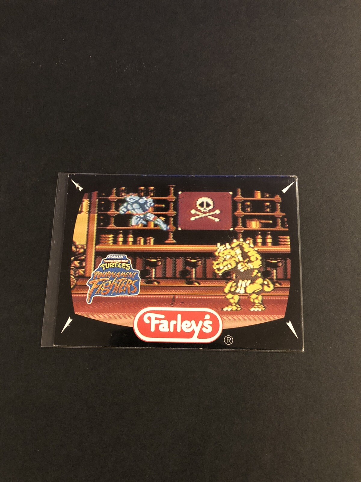 TMNT Tournament Fighters Trading Card SNES Sega Farley’s Fruit Snacks Hothead
