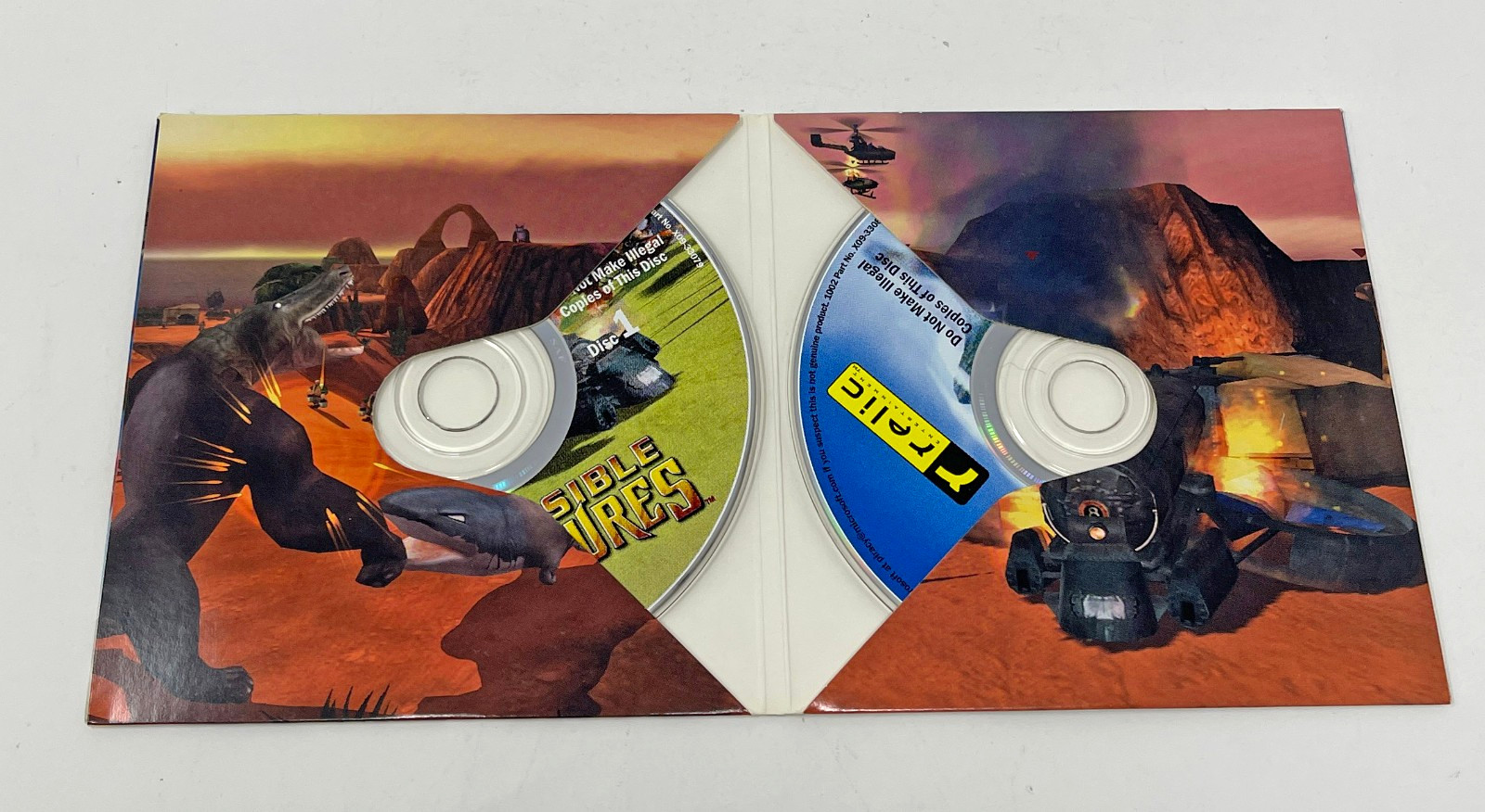 2002 Microsoft/Relic – Impossible Creatures PC Windows XP Used Tested 2 Disc