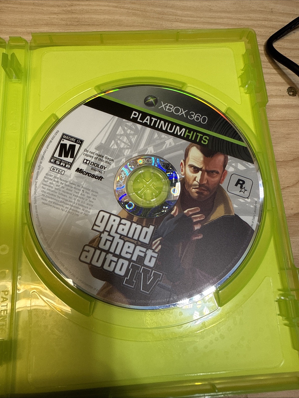 Grand Theft Auto IV (Xbox 360 2008) Platinum Hits CIB Verified Working Fast Ship